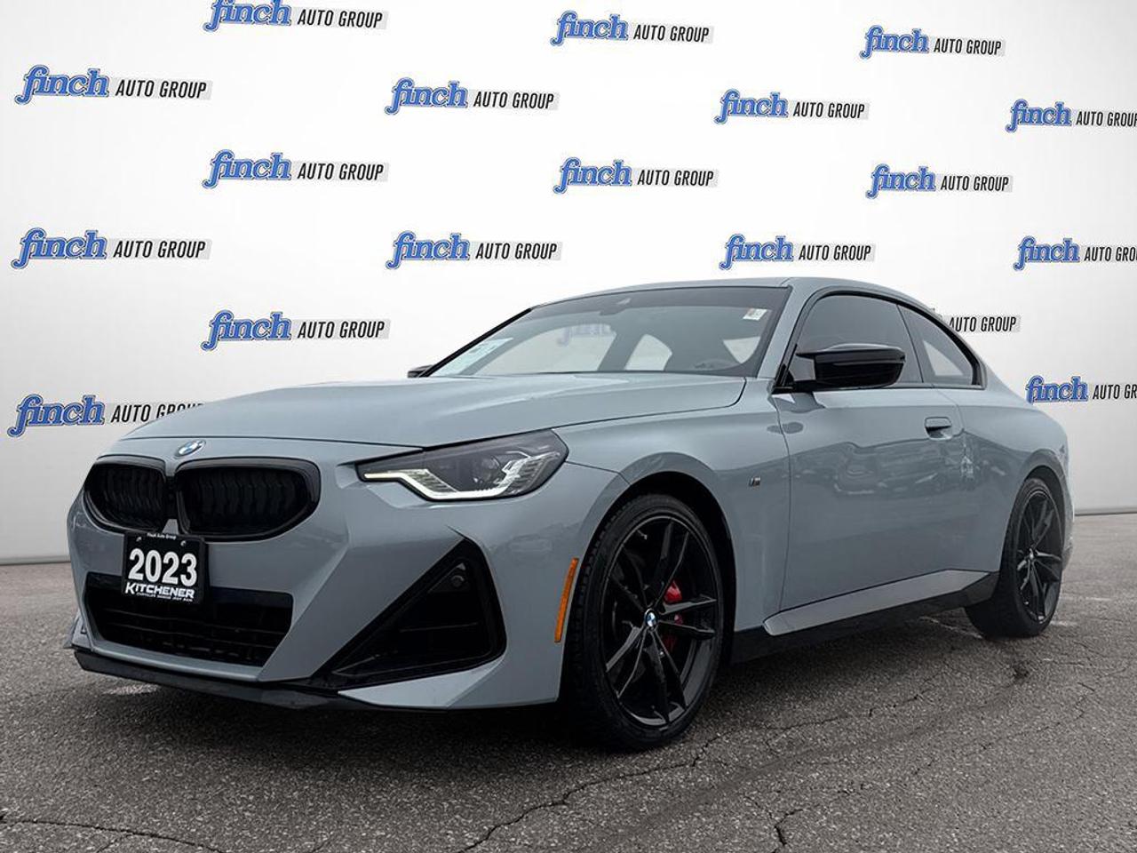 <p>Experience Thrills with Precision: Discover the 2023 BMW 2 Series M240i xDrive &ndash; Where Luxury Meets Sporty Performance in a Sleek Silver Finish</p><p>For those who appreciate the blend of luxury and sport, the 2023 BMW 2 Series M240i xDrive is a masterpiece of engineering and design. This used vehicle, with a single owner history, promises an exhilarating drive with its 3.0L 6-cylinder engine. The all-wheel-drive system ensures exceptional handling and stability, making it perfect for Canadian roads in any season. The 8-speed automatic transmission offers seamless gear shifts, enhancing both performance and fuel efficiency.</p><p>The striking silver exterior is complemented by 19 double-spoke Cerium Grey wheels, adding a touch of elegance and aggression. Inside, the cabin is designed for the discerning driver, providing a harmonious blend of comfort and cutting-edge technology. Keyless entry adds convenience, while traction control ensures safety on every journey. This luxury sport vehicle is not just about getting from point A to point B; it's about enjoying the journey with every twist and turn.</p><p>The BMW 2 Series M240i xDrive is more than just a car; it's a statement of style and performance, perfect for those who demand more from their driving experience.</p><p></p>&zwnj;