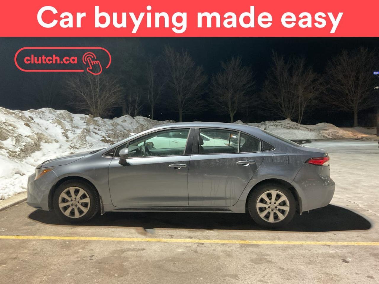 1 OWNER / Front Heated Seats, Climate Control, Bluetooth Music and more!<br> <br>Clutch is the largest online used car retailer in Canada, delivering a seamless, hassle-free car-buying experience to drivers everywhere. Shop thousands of used cars online, get the right one delivered to your door, and enjoy peace of mind with our 10-Day Money-Back Guarantee. How sweet is that? To learn more, visit clutch.ca.<br> <br>The top features for this car include:<br> <br>Brake Assist<br>Front Heated Seats<br>Climate Control<br>Bluetooth Music<br>Touchscreen Display<br>Cruise Control<br>Adaptive Cruise Control<br>12V Outlet<br>Hands Free Device Connectivity<br>Apple CarPlay<br>USB Input<br>Keyless Entry<br>Lane Departure Warning<br>Active Lane Keep Assistance<br>Blindspot Sensors<br>Forward Collision Mitigation<br>Pedestrian Detection<br>Driver Attention Alert<br>Hill Assistance<br>Automatic High Beams<br>Rear View Camera<br> <br>Seamless home delivery - Delivery to your door in a matter of days. Available on select packages.<br> <br>Try it out for 10 days - If you do not like it, we will take it back. <br> <br>Quality assured - All cars go through our rigorous 210-point inspection and reconditioning process.<br> <br>Peace of mind - Warranty and protection plans available.<br> <br>Haggle-free - No haggling or hard sells.<br> <br>100% Transparency - Full inspection reports on every car, including high-res photography and a free Carfax report.<br> <br>Listed price is for cash purchase only and does not include taxes, Shipping Fees (if applicable), Delivery Fees (if applicable), government licensing fees.<br> <br>Previous Provincial Registrations:<br>Ontario<br> <br>Stock # 90358