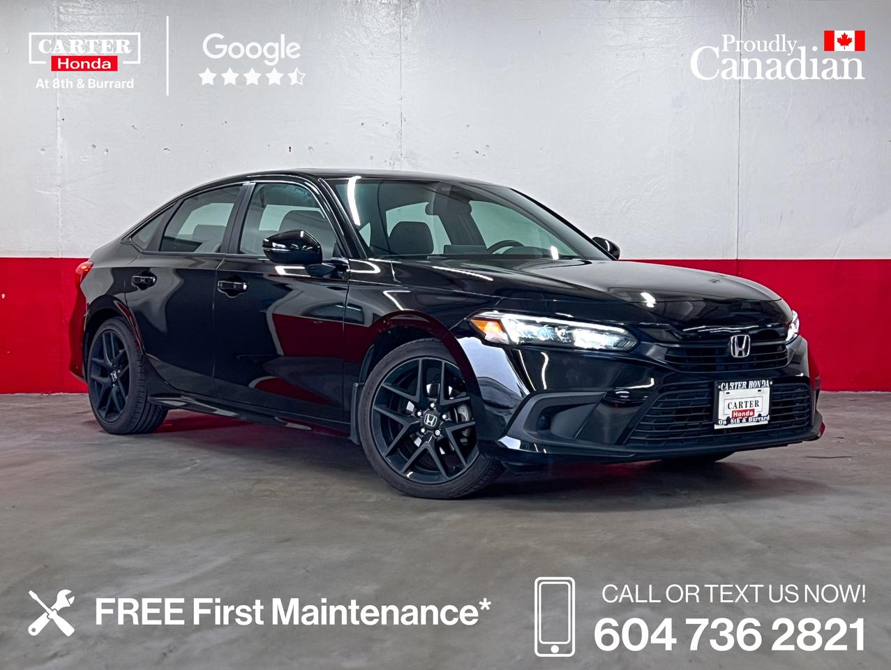 Used 2024 Honda Civic Sport | Black Alloy Wheels/Sunroof/Cruise Ctrl for sale in Vancouver, BC