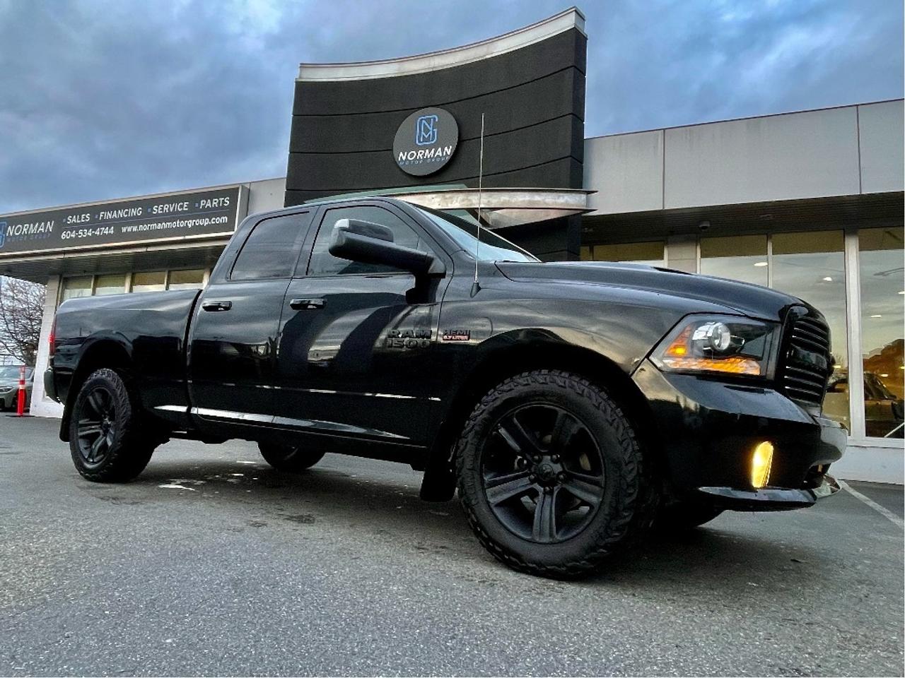 2017 RAM 1500 Sport Night 4WD 5.7L PWR HEAT/COOL LEATHR SUNROOF - Photo #1