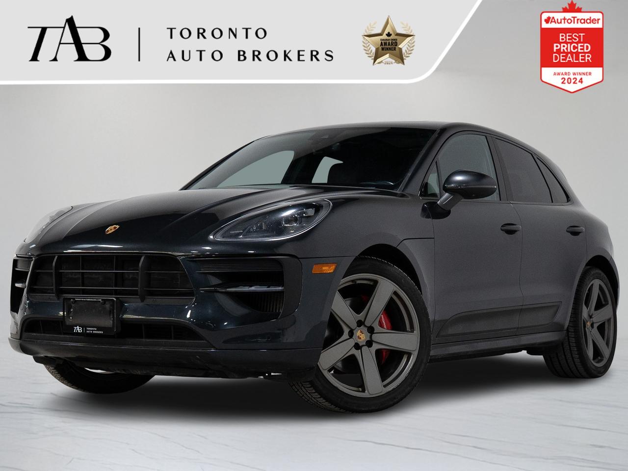 This 2020 Porsche Macan GTS is a local Ontario vehicle with a clean Carfax report. Powered by a robust turbocharged V6 engine, this performance-oriented luxury SUV is equipped with premium features like the Premium Plus Package, a Bose audio system, a panoramic sunroof, and 21-inch wheels. The Macan GTS delivers a perfect balance of sportiness, comfort, and cutting-edge technology, making it the ideal choice for those who demand both performance and luxury.

Top Key Features:

VF Leather Package in Black
2H Vulcano Gray Metallic $790
PF4 Premium Package Plus $5,730
3FU Panoramic Roof System
Q1J Adaptive Sport Seats Plus (18-way) with Memory Package $430
4A4 Seat Heating (Front and Rear)
4D3 Seat Ventilation (Front)
9VL BOSE Surround Sound-System
9WT Apple CarPlay incl. Siri
4L6 Auto-Dimming Mirrors
4F6 Porsche Entry & Drive
1D6 Trailer Hitch without Tow Ball $750
48V 21" Sport Classic Wheels in Satin Platinum $1,900

NOW OFFERING 3 MONTH DEFERRED FINANCING PAYMENTS ON APPROVED CREDIT. 

WE OFFER THE BEST FINANCE RATES, AND DONT CHARGE ANY FINANCING FEE

 Looking for a top-rated pre-owned luxury car dealership in the GTA? Look no further than Toronto Auto Brokers (TAB)! Were proud to have won multiple awards, including the 2024 AutoTrader Best Priced Dealer, the 2024 CarGurus Award, the 2025 Top Choice Award, the 2025 Consumer Satisfaction Award, the 2025 Canadian Choice Award, the 2025 Three Best Rated Dealer Award, and many more!

With 30 years of experience serving the Greater Toronto Area, TAB is a respected and trusted name in the pre-owned luxury car industry. Our 30,000 sq.Ft indoor showroom is home to a wide range of luxury vehicles from top brands like BMW, Mercedes-Benz, Audi, Porsche, Land Rover, Jaguar, Aston Martin, Bentley, Maserati, and more. And we dont just serve the GTA, were proud to offer our services to all cities in Canada, including Vancouver, Montreal, Calgary, Edmonton, Winnipeg, Saskatchewan, Halifax, and more.

At TAB, were committed to providing a no-pressure environment and honest work ethics. As a family-owned and operated business, we treat every customer like family and ensure that every interaction is a positive one. Come experience the TAB Lifestyle at its truest form, luxury car buying has never been more enjoyable and exciting!

We offer a variety of services to make your purchase experience as easy and stress-free as possible. From competitive and simple financing and leasing options to extended warranties, aftermarket services, and full history reports on every vehicle, we have everything you need to make an informed decision. We welcome every trade, even if youre just looking to sell your car without buying, and when it comes to financing or leasing, we offer same day approvals, with access to over 50 lenders, including all of the banks in Canada. Feel free to check out your own Equifax credit score without affecting your credit score, simply click on the Equifax tab above and see if you qualify.

Call us today or visit our website to learn more about our inventory and services. And remember, all prices exclude applicable taxes and licensing, and vehicles can be certified at an additional cost of $999.