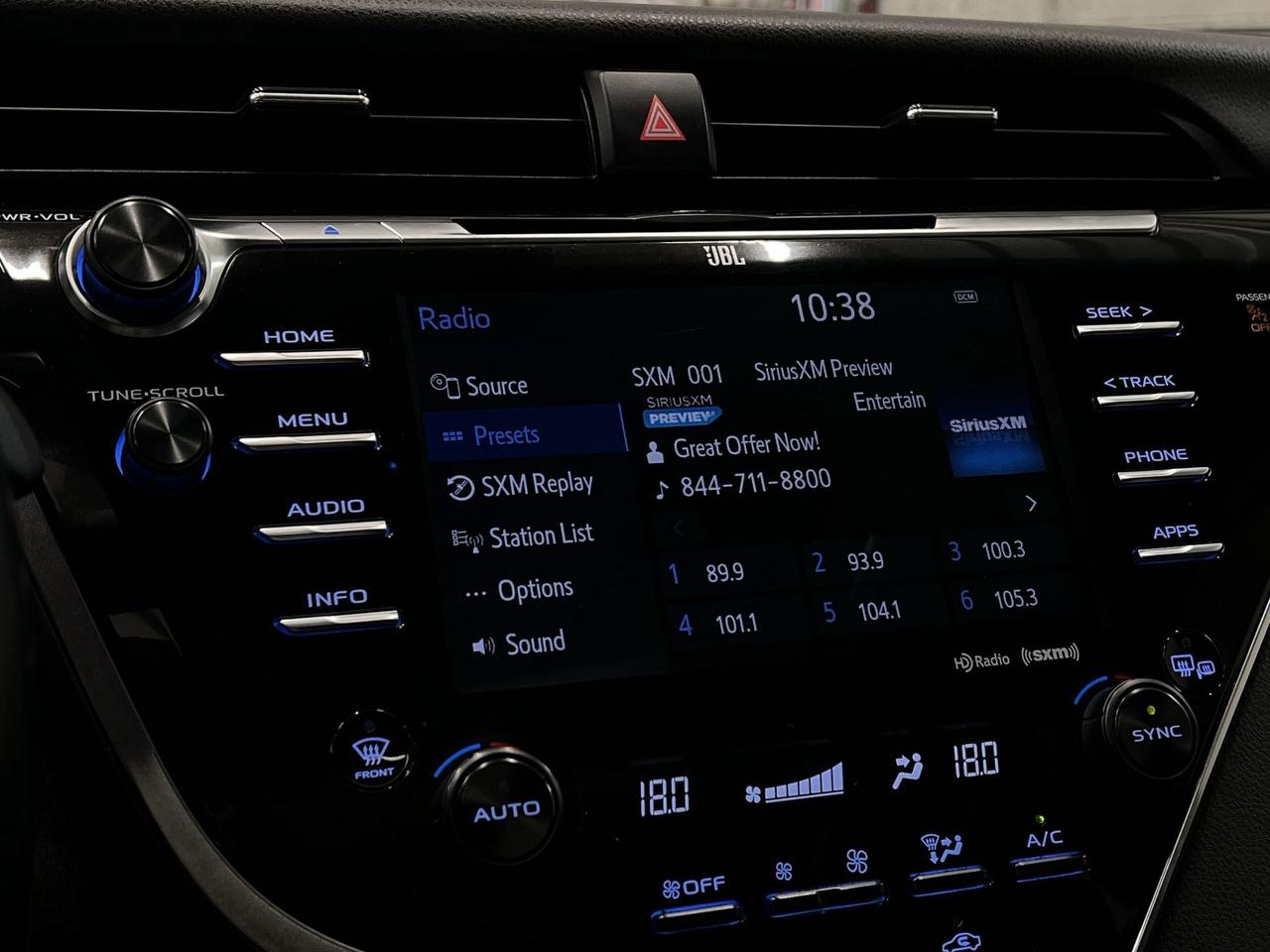 2018 Toyota Camry XSE | 301HP V6 | HTD LEATHER |PANO ROOF | 360 CAM Photo