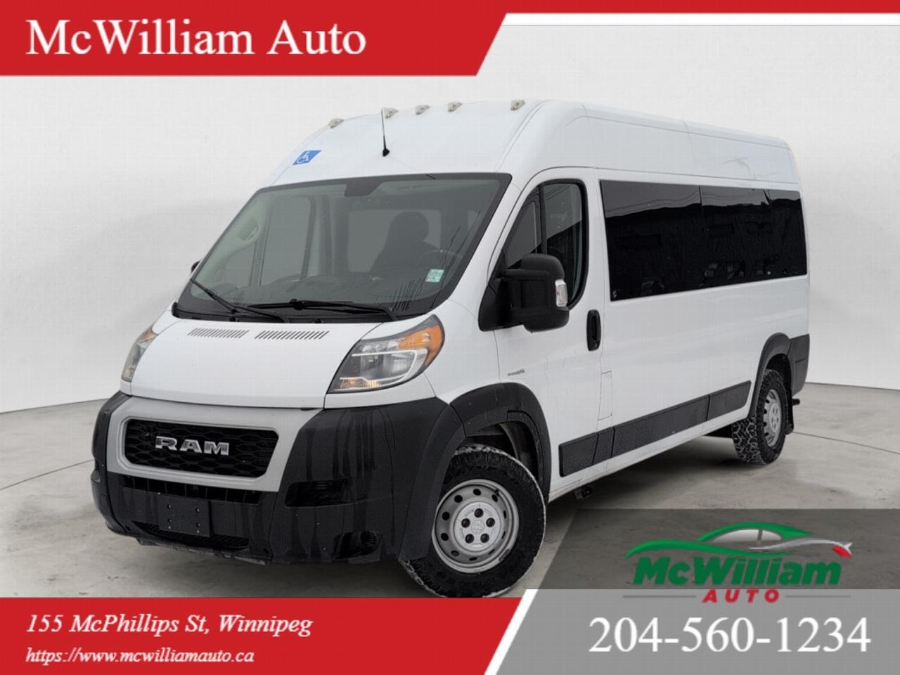 Used 2020 RAM ProMaster Base Cargo Van High Roof 136 in. WB Automatic for sale in Winnipeg, MB