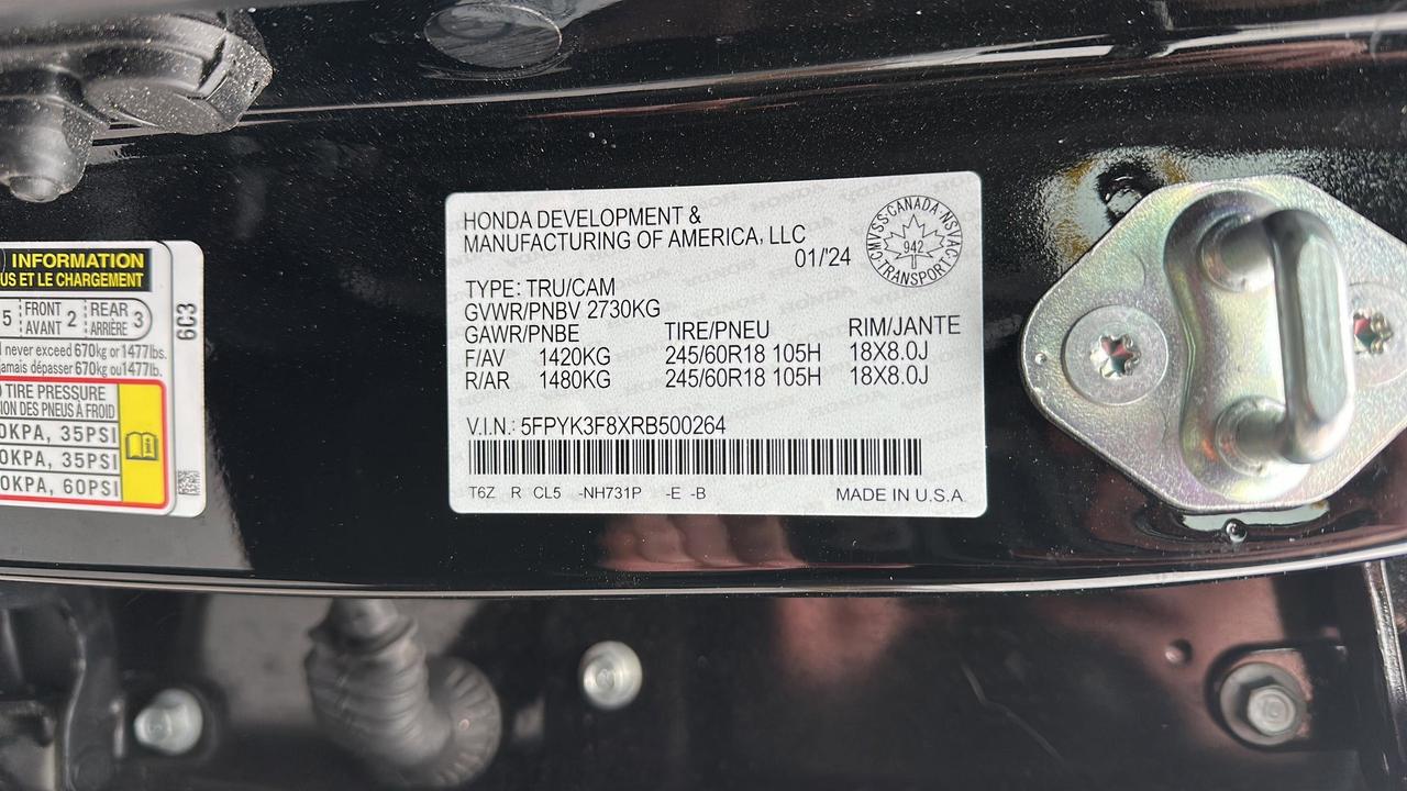2024 Honda Ridgeline Black Edition Photo