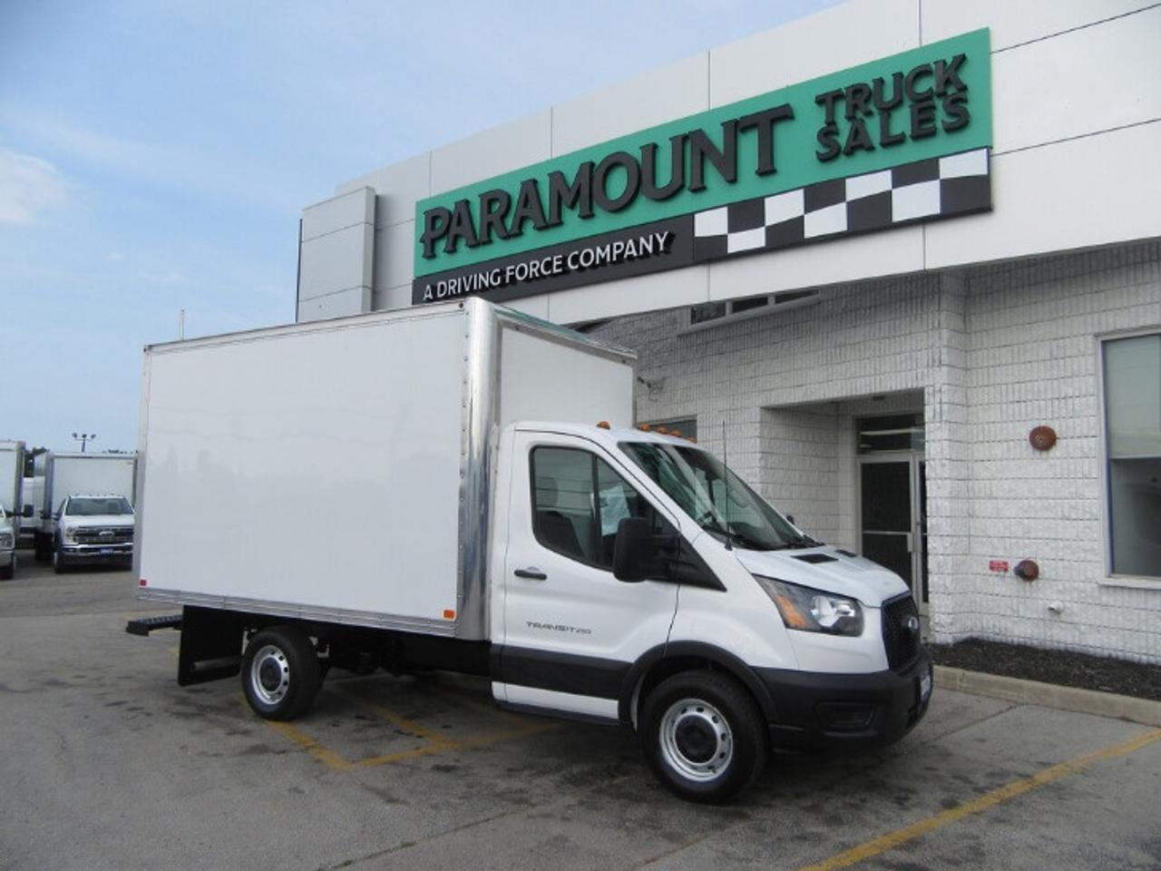 2022 Ford Transit Cargo Van 12FT CUSTOM ALUMINUM BOX WITH RAMP Photo0