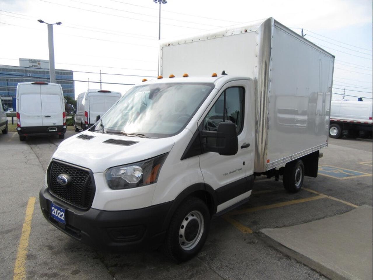 2022 Ford Transit Cargo Van 12FT CUSTOM ALUMINUM BOX WITH RAMP Photo