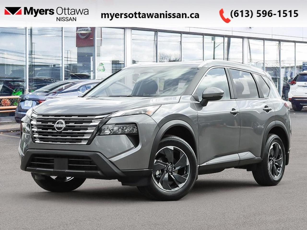 <b>Sunroof,  Power Liftgate,  Intelligent Cruise Control,  Heated Seats,  Heated Steering Wheel!</b><br> <br> <br> <br>This 2026 Rogue aims to exhilarate the soul and satisfy the need for a dependable family hauler. <br> <br>Nissan was out for more than designing a good crossover in this 2026 Rogue. They were designing an experience. Whether your adventure takes you on a winding mountain path or finding the secrets within the city limits, this Rogue is up for it all. Spirited and refined with space for all your cargo and the biggest personalities, this Rogue is an easy choice for your next family vehicle.<br> <br>This Gun Metal Metallic SUV has an Automatic transmission and is powered by a 201HP 1.5L 3 Cylinder Engine. <br> <br> Our Rogues trim level is SV Moonroof. Its sleek exterior features body-coloured accents, chrome trim, a power liftgate, and a panoramic sunroof that fills the cabin with natural light. Inside, youll find heated front seats, a heated leatherette steering wheel, dual-zone automatic climate control, and a flexible 60/40 split-folding rear seat for added versatility. The advanced infotainment system offers an 8-inch touchscreen with Apple CarPlay, Android Auto, Wi-Fi hotspot, remote start, and NissanConnect Services for added convenience. Confidence comes standard with a suite of driver-assistance technologies including ProPILOT Assist, Intelligent Cruise Control, Blind Spot Intervention, Lane Departure Warning, Rear Parking Sensors, and a 360° backup camera, ensuring every journey feels safe, smart, and effortless. This vehicle has been upgraded with the following features: Sunroof, Power Liftgate, Intelligent Cruise Control, Heated Seats, Heated Steering Wheel, Remote Start, Lane Departure Warning.<br><br> <br>To apply right now for financing use this link: <a href=https://www.myersottawanissan.ca/finance target=_blank>https://www.myersottawanissan.ca/finance</a><br><br> <br/> Total  rebate of $3500 is reflected in the price.   Incentives expire 2026-03-31.  See dealer for details. <br> <br> <br>LEASING:<br><br>Estimated Lease Payment: $492/m <br>Payment based on 0.9% lease financing for 36 months with $0 down payment on approved credit.         Total obligation $17,732. Mileage allowance of 16,000 KM/year. Offer expires 2026-03-31.<br><br><br><br> Come by and check out our fleet of 30+ used cars and trucks and 90+ new cars and trucks for sale in Ottawa.  o~o