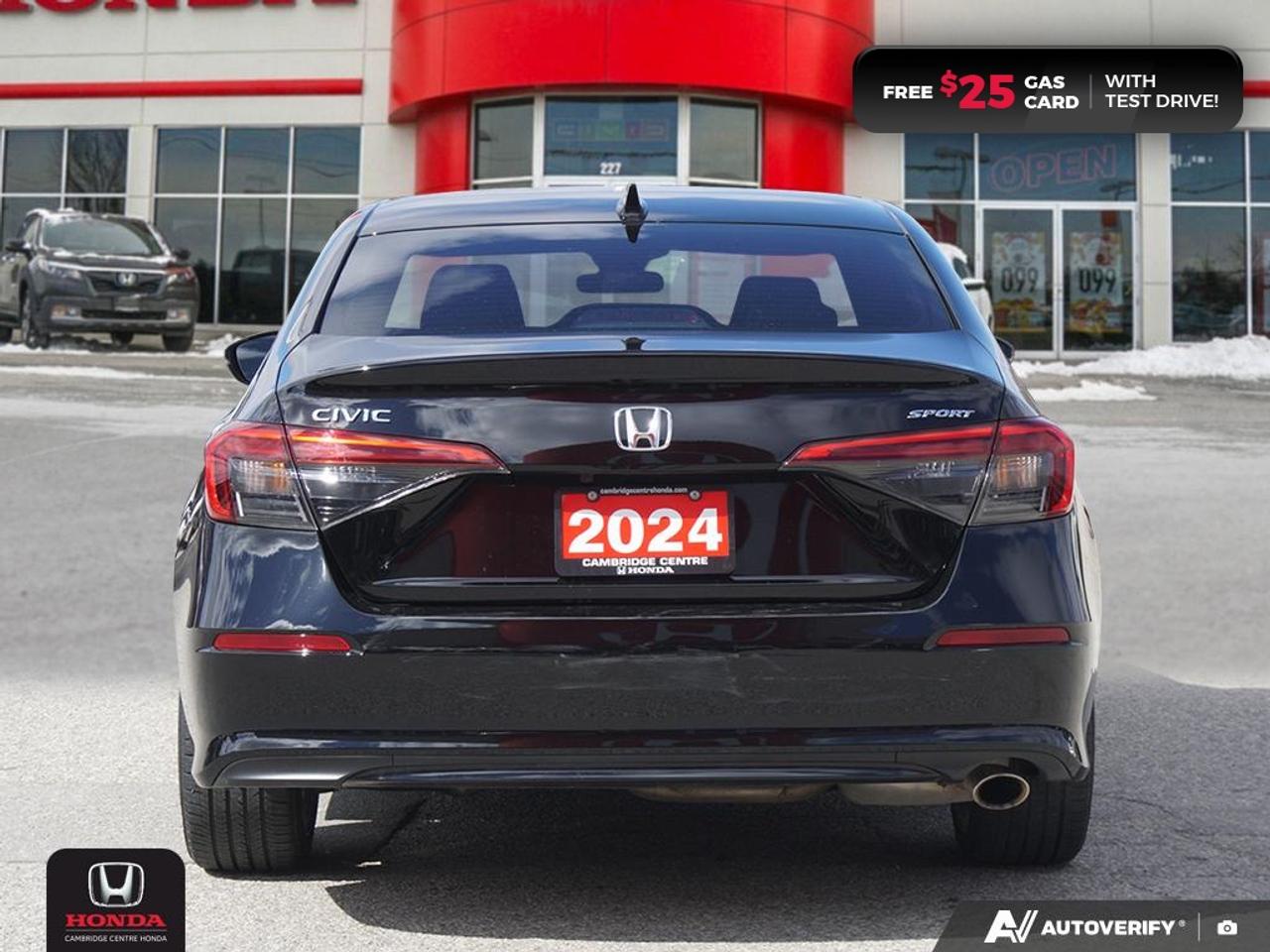 2024 Honda Civic Sport HONDA SENSING TECHNOLOGIES | REARVIEW CAMERA | APPLE CARPLAY™/ANDROID AUTO™ Photo4