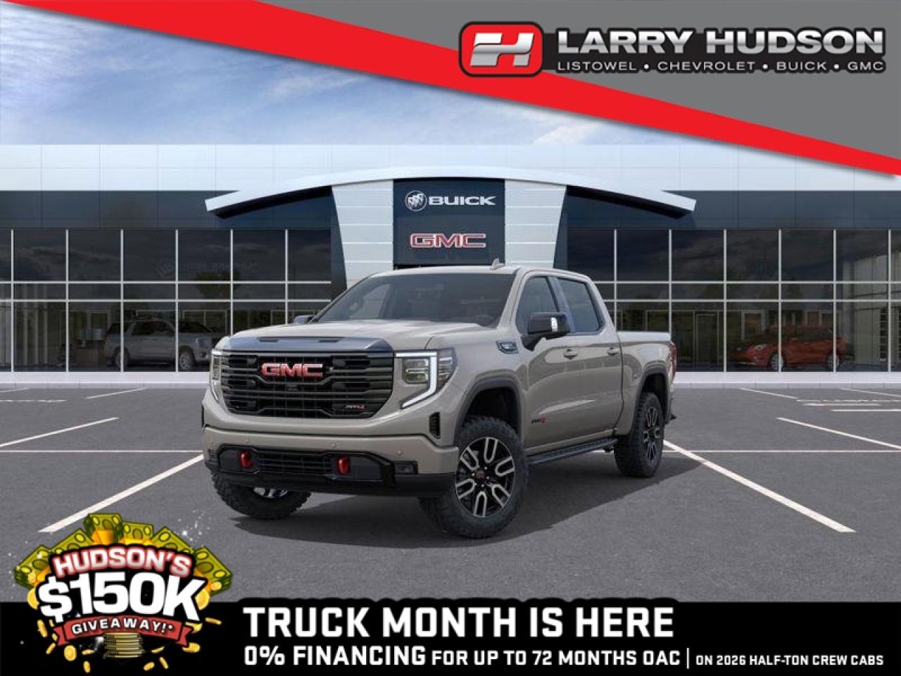 HUDSONS HAS IT!
See it - Drive it - Own it - LOVE it.

At Larry Hudson Chevrolet Buick GMC we make car buying a breeze! New car pricing with $0 down approvals are among your options (*on approved credit). There are a variety of finance and lease options available. Also expect top dollar for your trade-in!

Selling price/payment shown includes cash incentive(s). Does not include HST & Licensing. Bi-Weekly payments reflect current Chevrolet Buick and GMC incentives. We have professional Product Specialist to guide you through your vehicle purchase. Contact us for more info! 1-800-350-3325