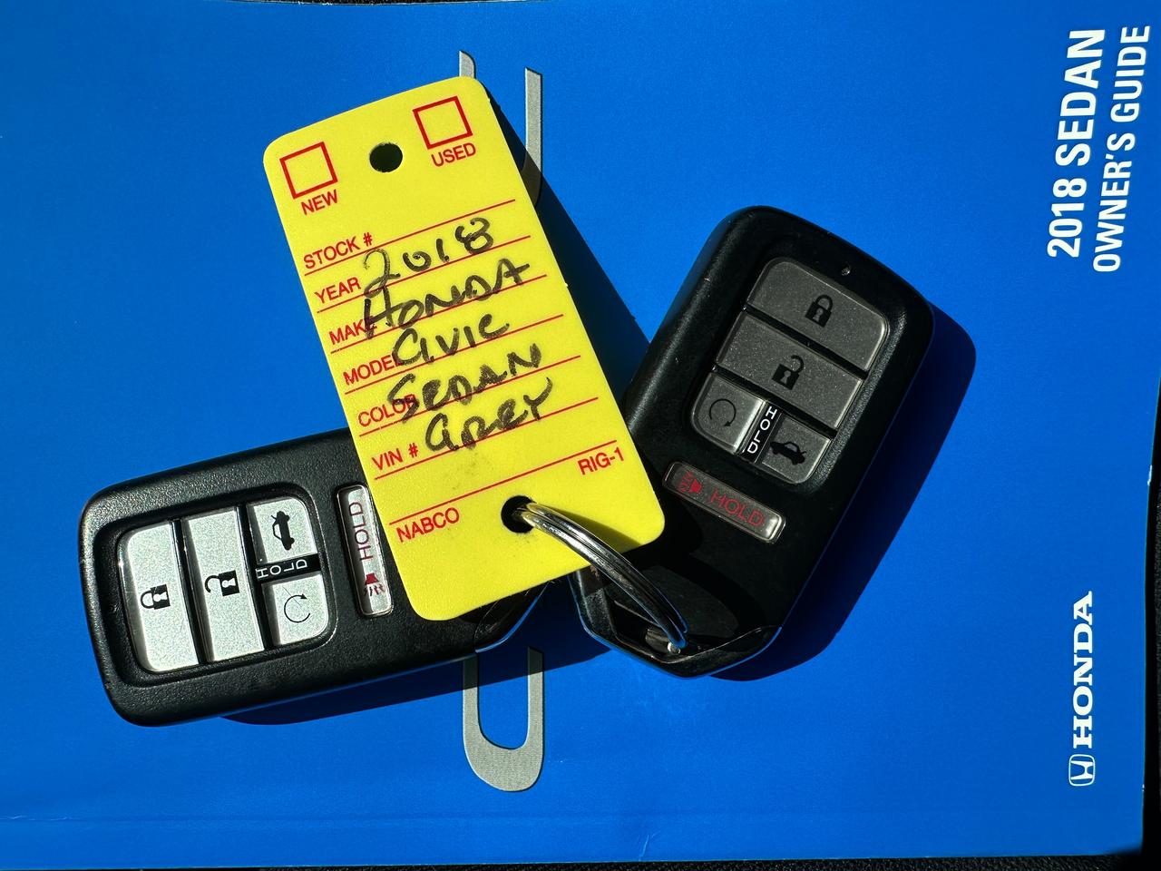 2018 Honda Civic SE HTD-Cloth RemStart HondaSense CarPlay BackupCam Photo