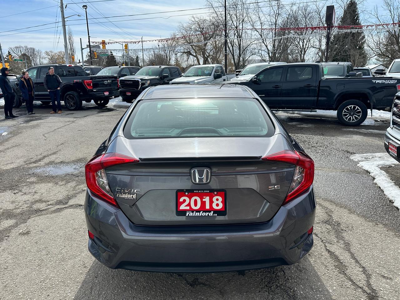 2018 Honda Civic SE HTD-Cloth RemStart HondaSense CarPlay BackupCam Photo