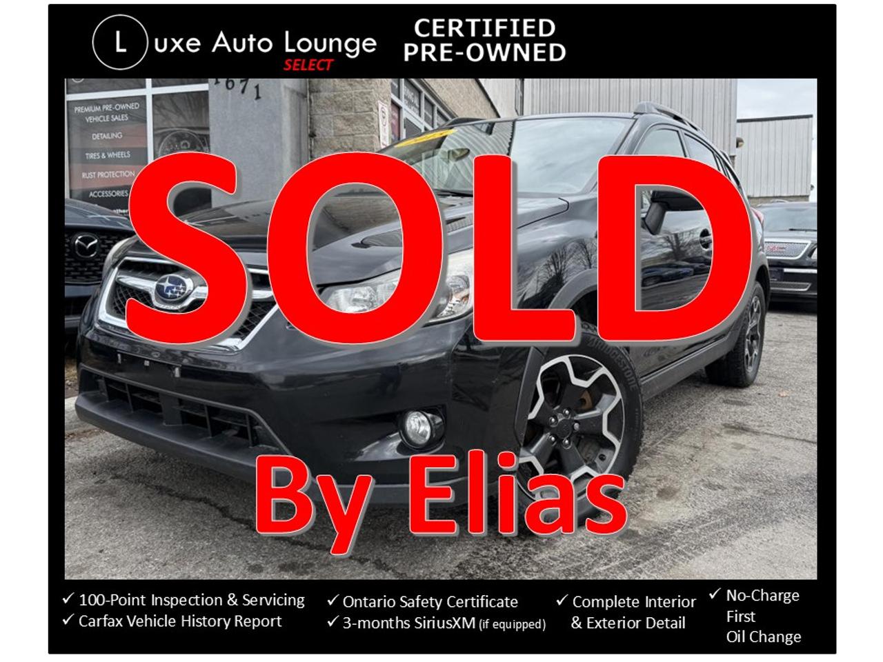 2015 Subaru XV Crosstrek 2.0i w/Sport Pkg - LOW KM, SUNROOF, HEATED SEATS!!