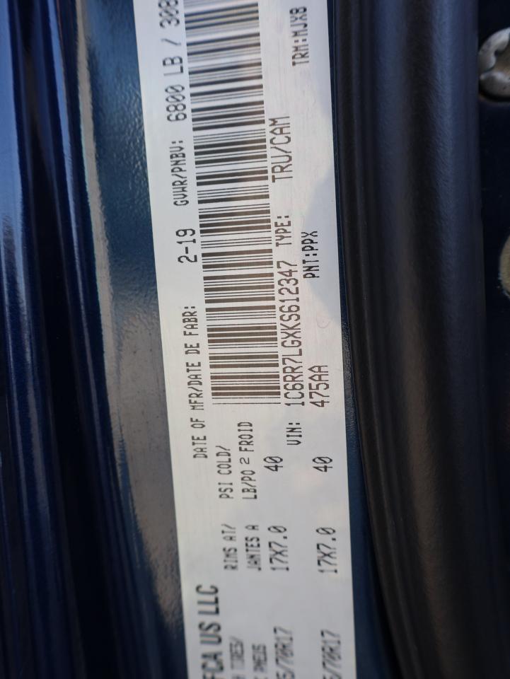 2019 RAM 1500 SLT-BIG HORN CREW 4WD CERTIFIED *ACCIDENT FREE*SERVICE RECORDS* CAMERA NAV BLUETOOTH P.SENSORS CRUISE ALLOYS Photo