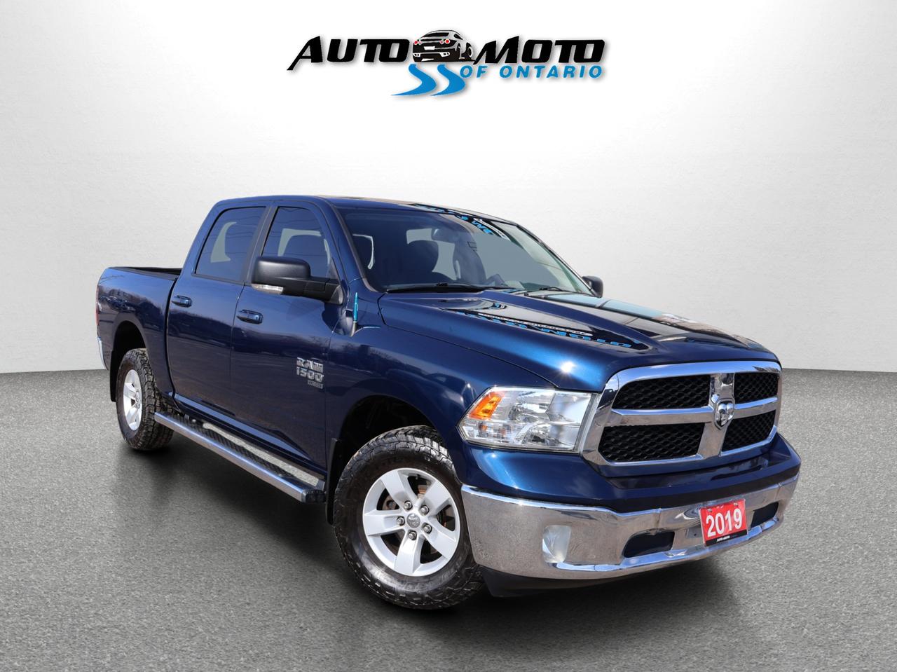 2019 RAM 1500 SLT-BIG HORN CREW 4WD CERTIFIED *ACCIDENT FREE*SERVICE RECORDS* CAMERA NAV BLUETOOTH P.SENSORS CRUISE ALLOYS Photo