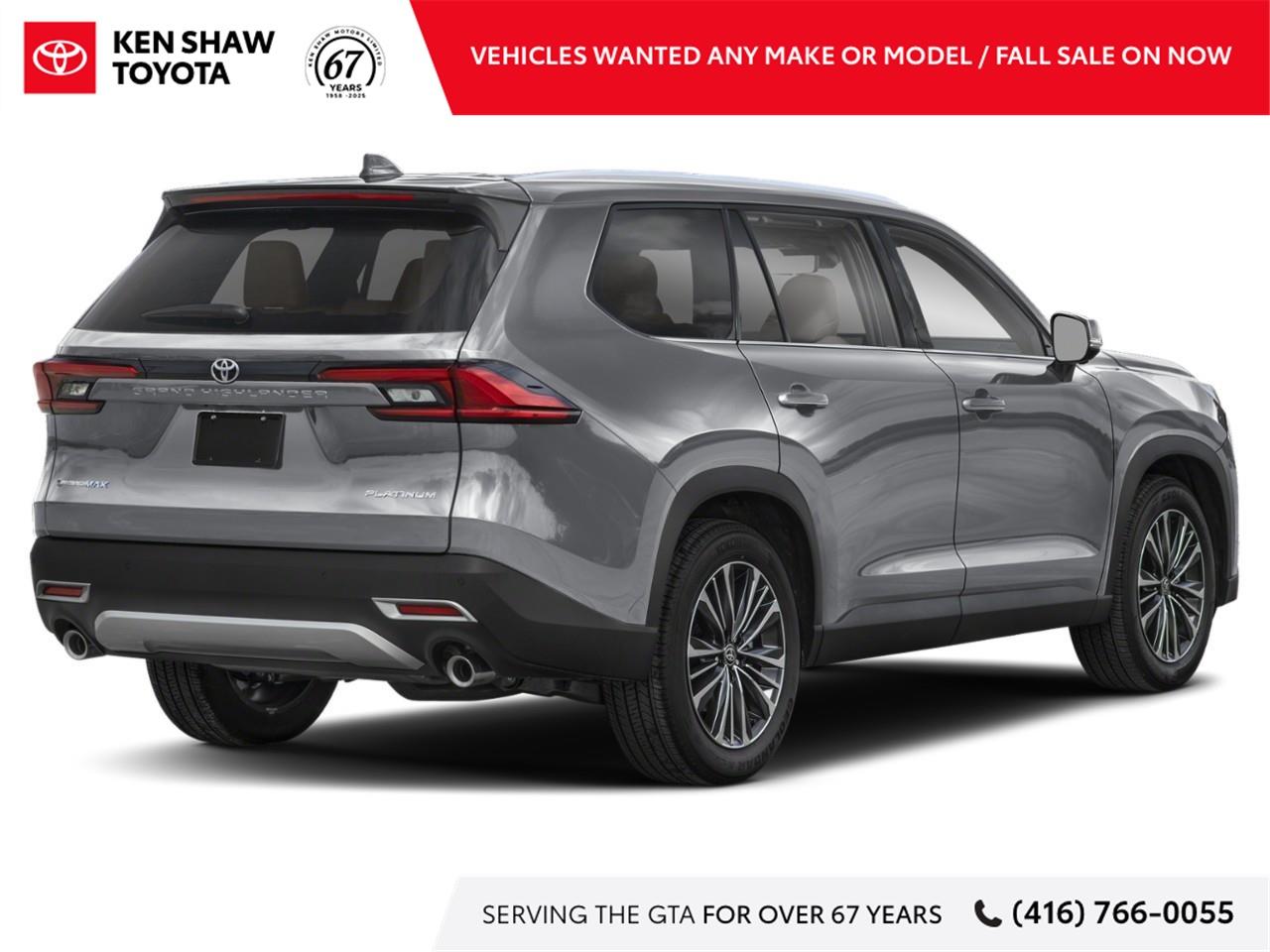 2026 Toyota Grand Highlander Hybrid Platinum MAX 4dr All-Wheel Drive Photo