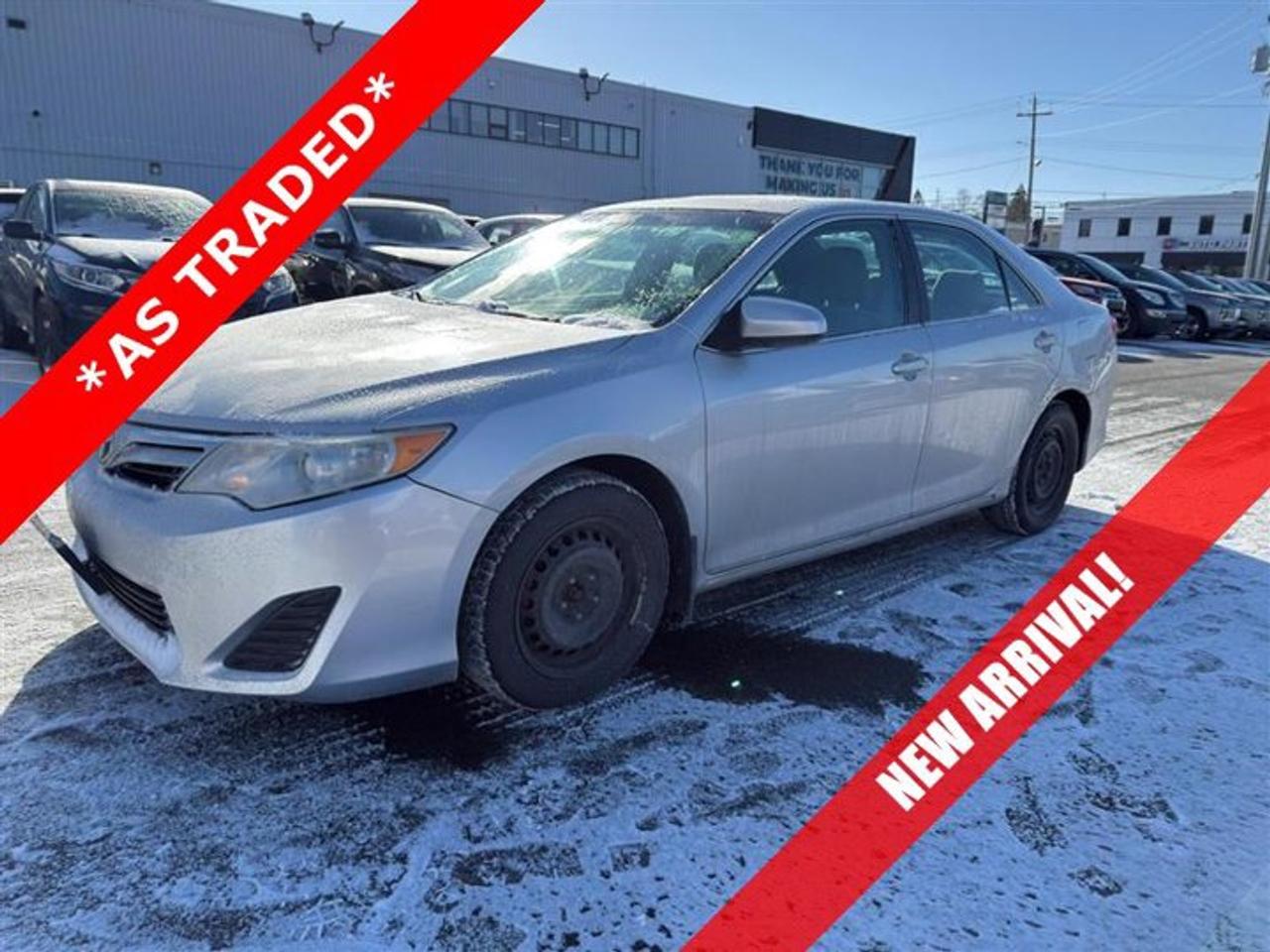 Recent Arrival! 2012 Toyota Camry SE *AS TRADED* Cloth, Dual front impact airbags, Dual front side impact airbags, Knee airbag, Occupant sensing airbag, Rear side impact airbag.CARFAX Canada No Reported AccidentsSilver 2012 Toyota Camry SE *AS TRADED* FWD 6-Speed Automatic with Overdrive 2.5L I4 SMPI DOHC 16VSteele Mitsubishi has the largest and most diverse selection of preowned vehicles in HRM. Buy with confidence, knowing we use fair market pricing guaranteeing the absolute best value in all of our pre owned inventory!Steele Auto Group is one of the most diversified group of automobile dealerships in Canada, with 60 dealerships selling 29 brands and an employee base of well over 2300. Sales are up over last year and our plan going forward is to expand further into Atlantic Canada and the United States furthering our commitment to our Canadian customers as well as welcoming our new customers in the USA.Reviews:* In most aspects of comfort, space, ride quality, and a feel of sturdy and confident driving, the Camry is highly rated by owners. Many owner reviews also reference a worry-free driving experience, with good fuel mileage and low running costs. Owners of top-line models love the premium stereo system, leather seats and sunroof. Notably, more than one owner expressed surprise at the resale value of their used Camry, which could be a pro or a con for used shoppers, depending on several factors. Source: autoTRADER.ca