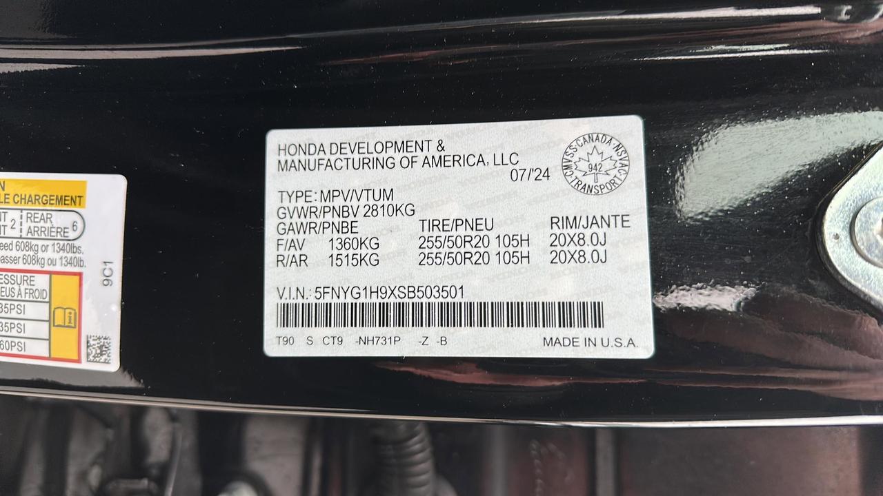 2025 Honda Pilot Black Edition Photo