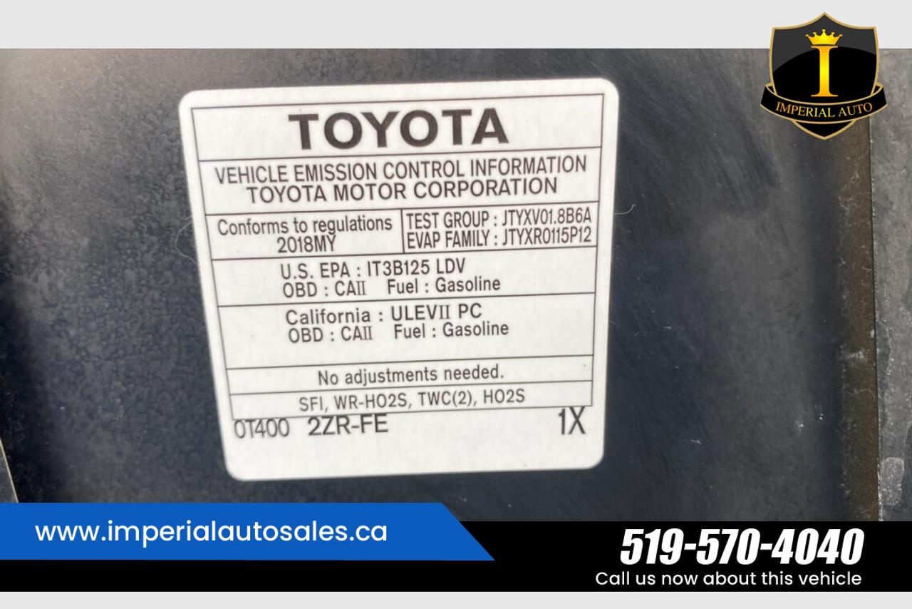 2018 Toyota Corolla SE*ONE OWNER Photo