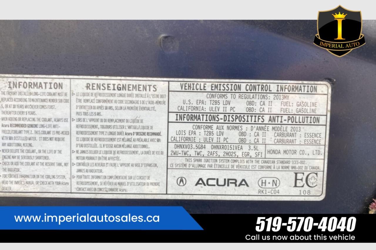 2013 Acura TL Tech.Package- *ONE OWNER Photo