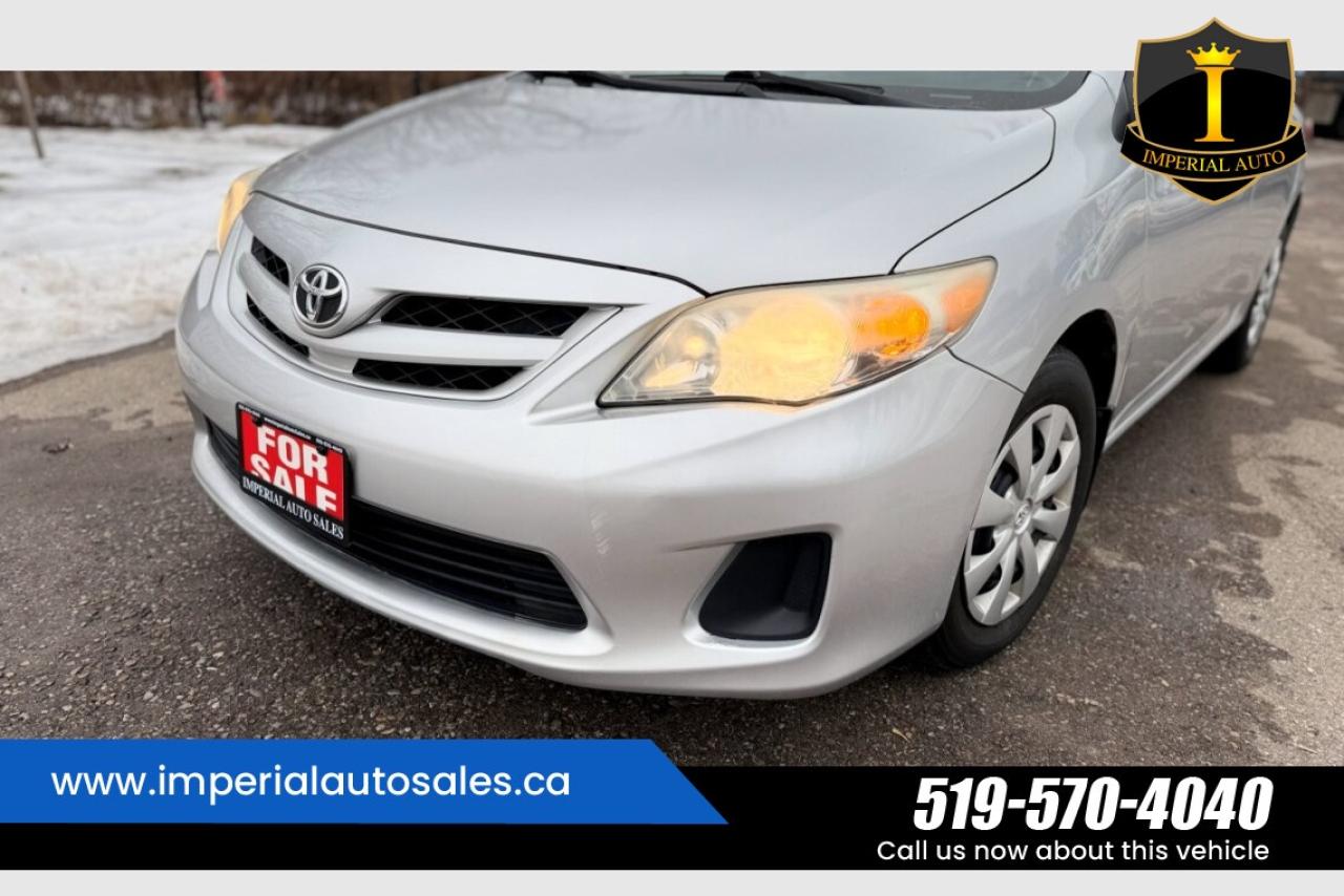 2013 Toyota Corolla CE-LOW KMS. Photo