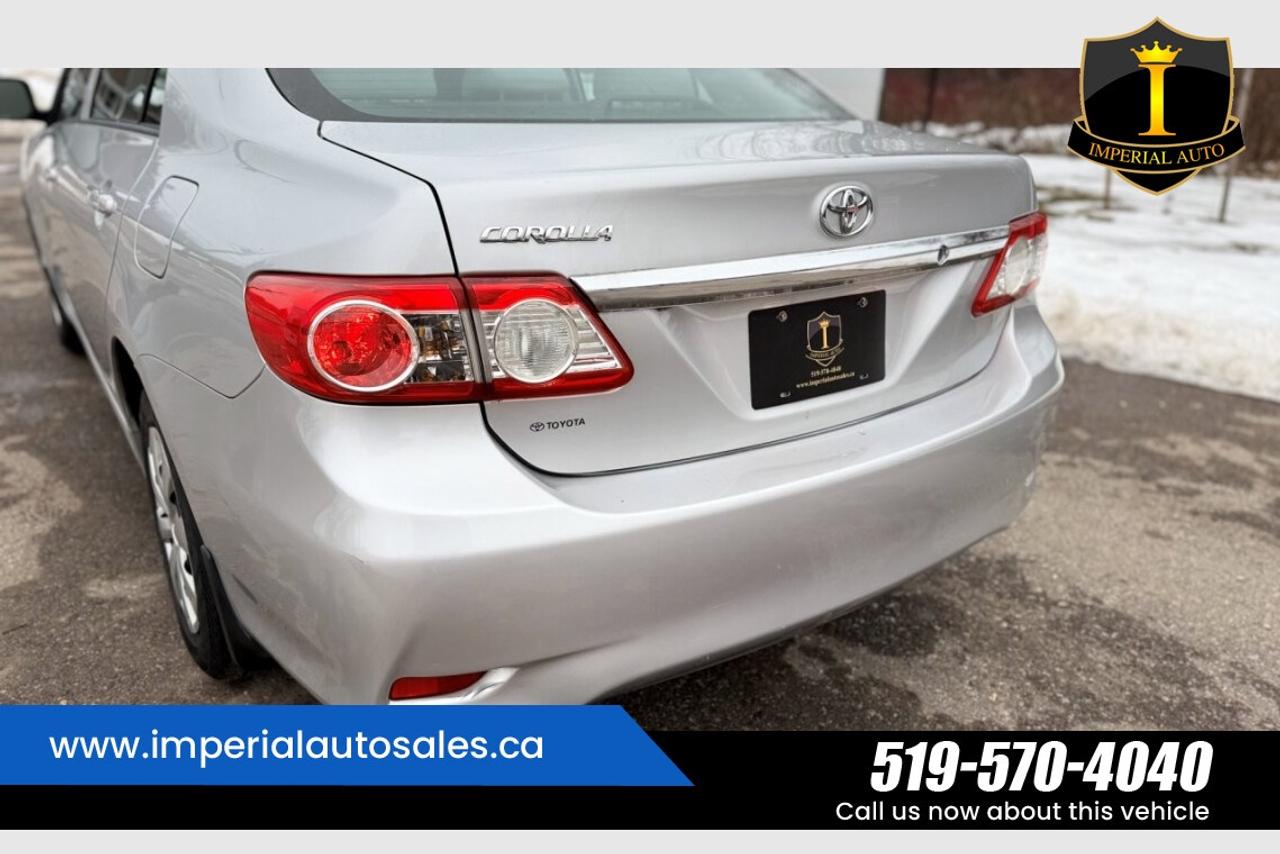 2013 Toyota Corolla CE-LOW KMS. Photo