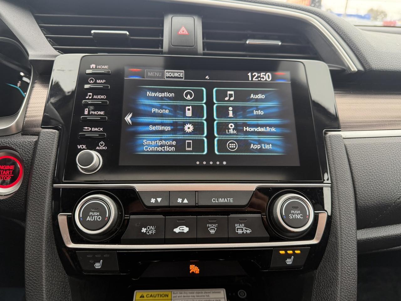 2021 Honda Civic Touring Sedan CVT Photo