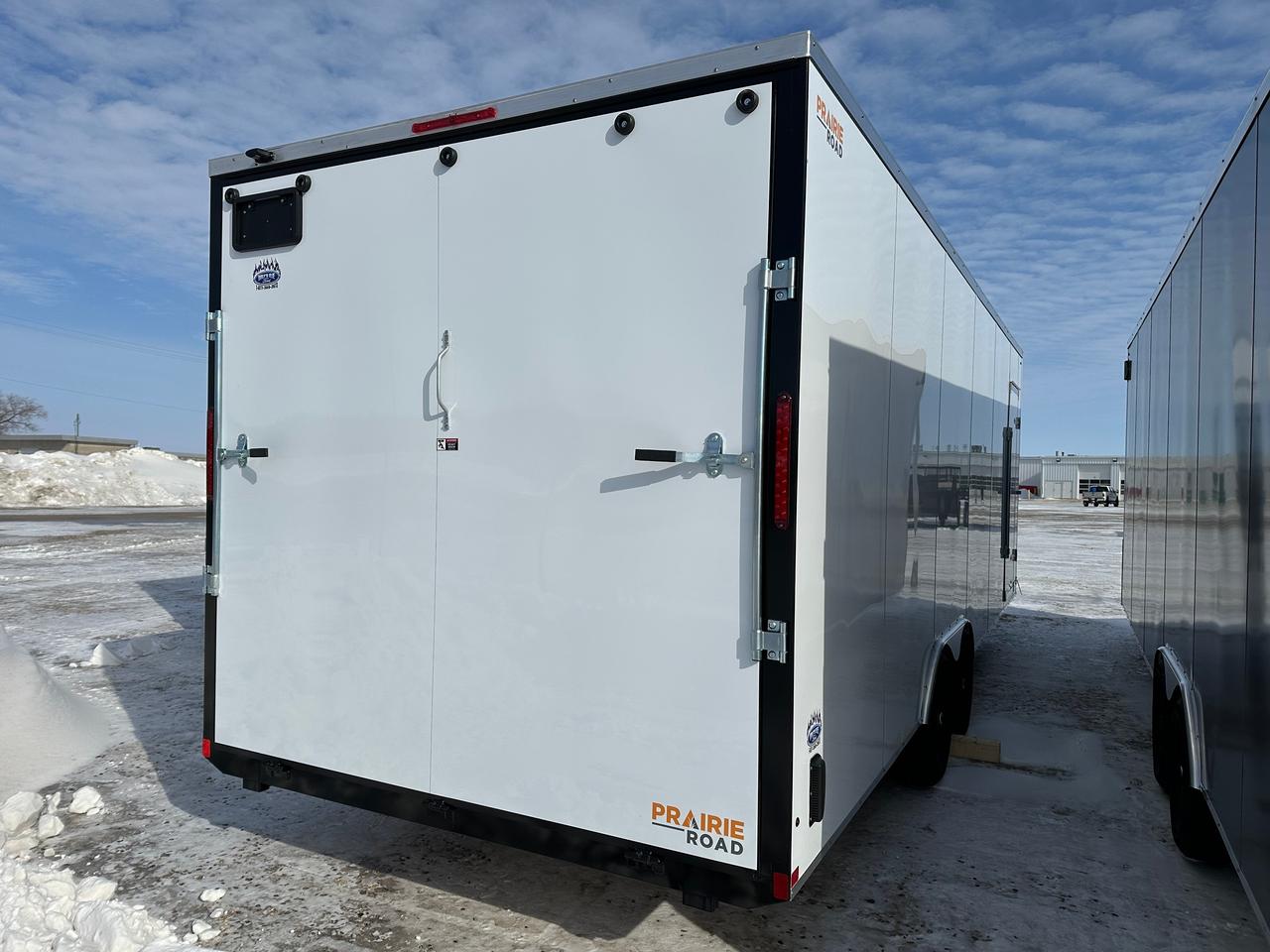 2026 Prairie Road Enclosed Cargo 8.5' x 24' Prairie Road Ramp Door Photo3
