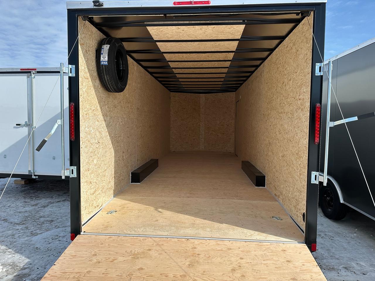 2026 Prairie Road Enclosed Cargo 8.5' x 24' Prairie Road Ramp Door Photo5