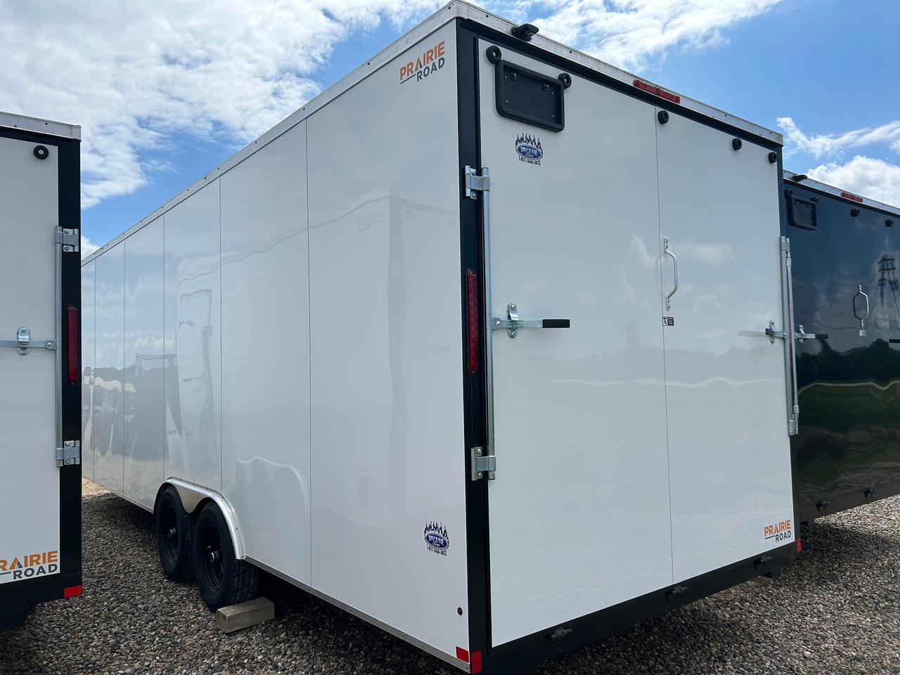 2026 Prairie Road Enclosed Cargo 8.5' x 24' Prairie Road Ramp Door Photo3
