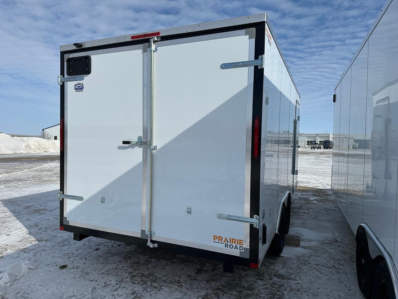 2026 Prairie Road Enclosed Cargo 8.5' x 16' Prairie Road Barn Door Photo5