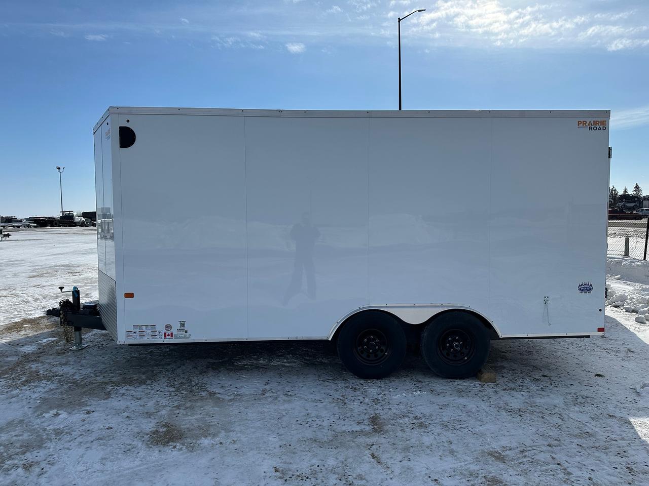 2026 Prairie Road Enclosed Cargo 8.5' x 16' Prairie Road Barn Door Photo5