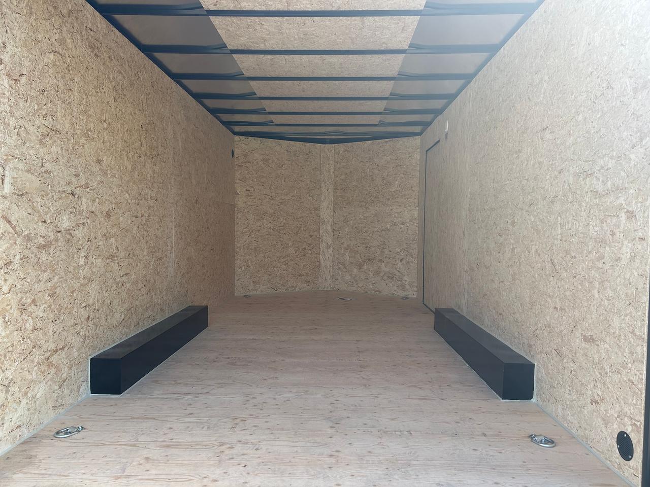 2026 Prairie Road Enclosed Cargo 8.5' x 16' Prairie Road Barn Door Photo5