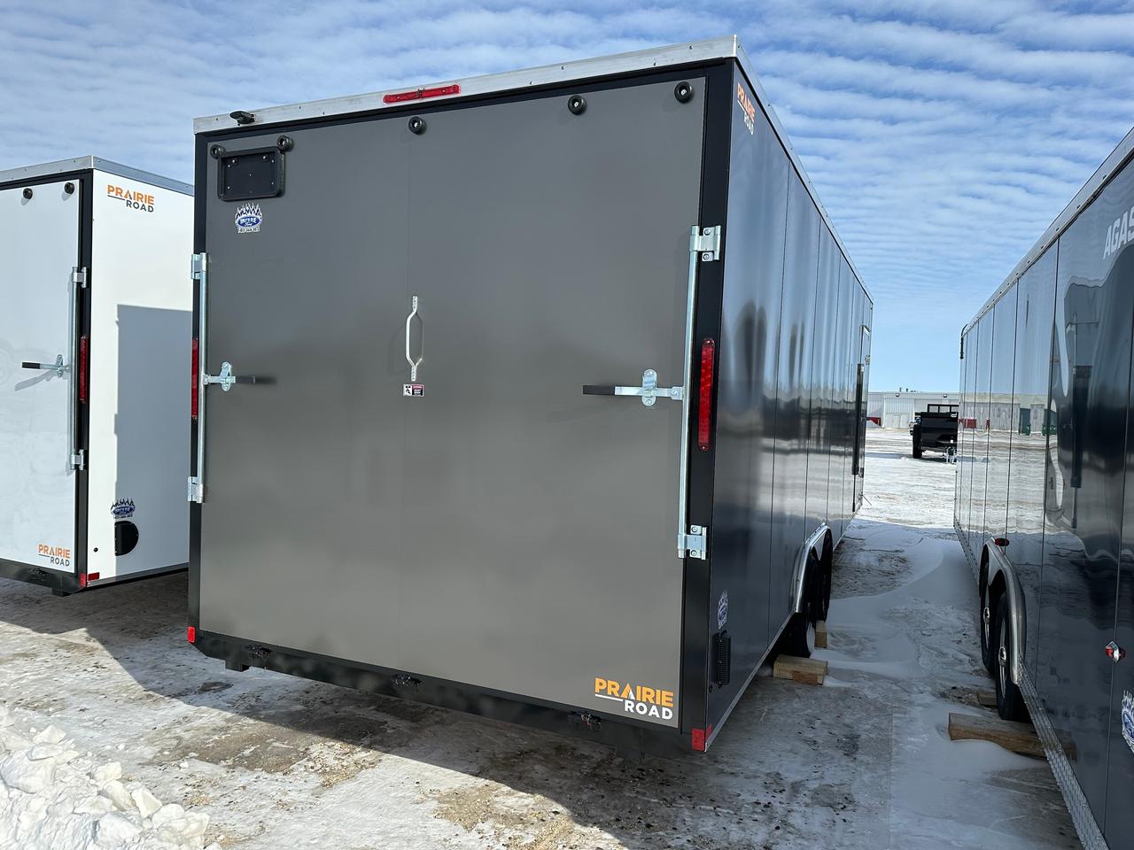 2026 Prairie Road Enclosed Cargo 8.5' x 24' Prairie Road Ramp Door Photo3