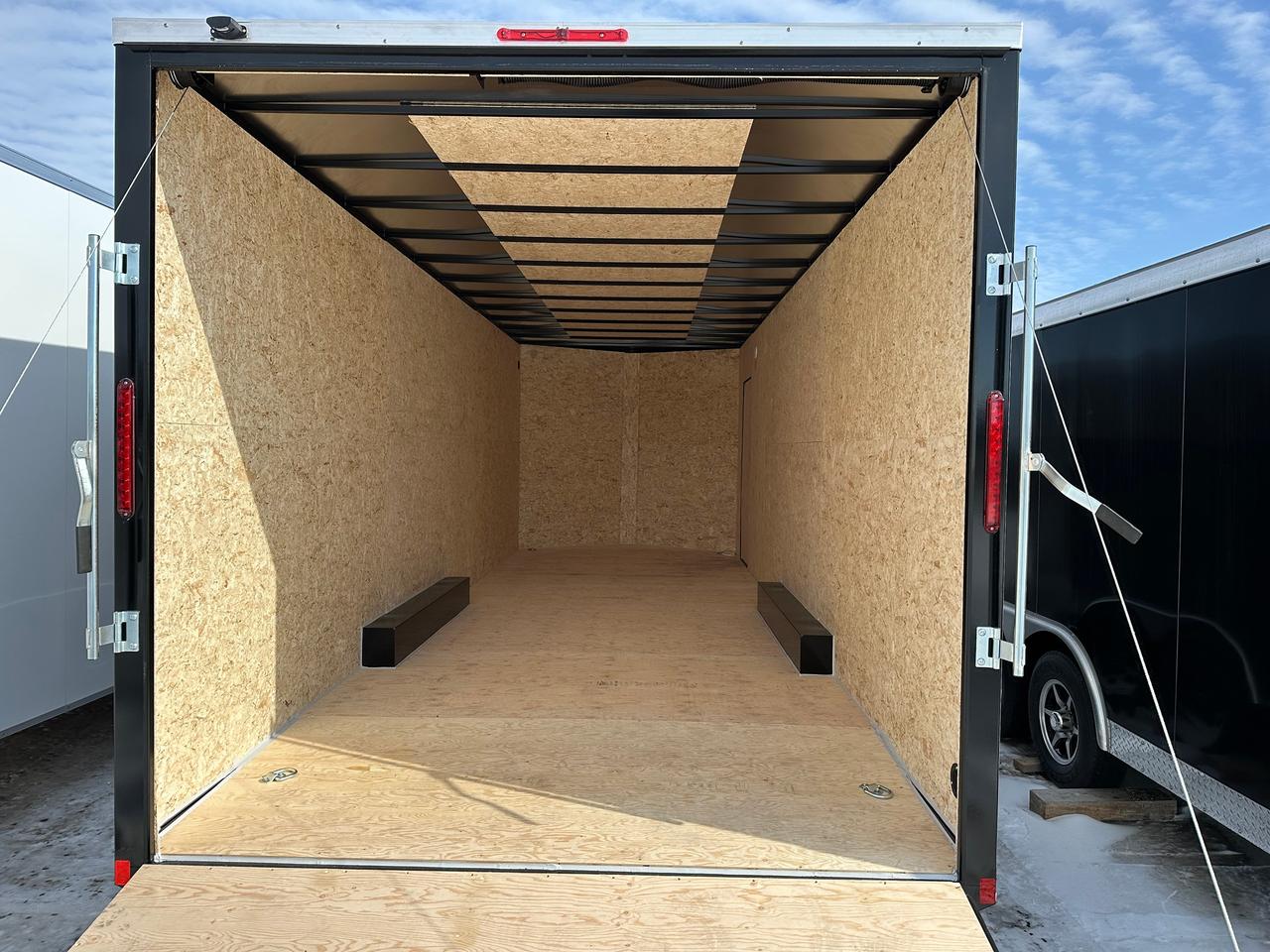 2026 Prairie Road Enclosed Cargo 8.5' x 24' Prairie Road Ramp Door Photo5