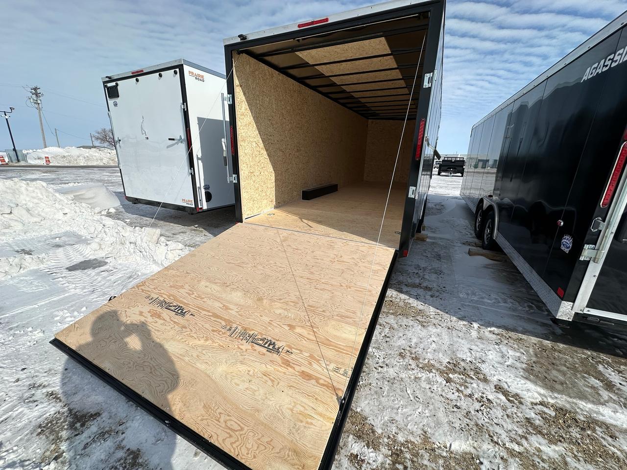 2026 Prairie Road Enclosed Cargo 8.5' x 24' Prairie Road Ramp Door Photo5