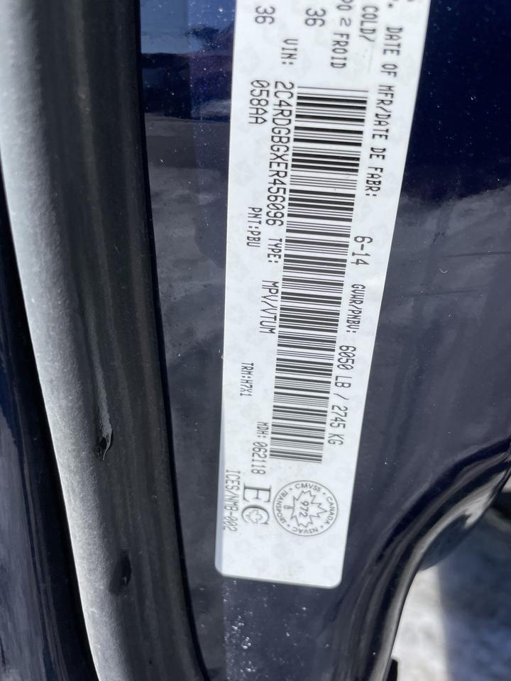 2014 Dodge Grand Caravan SE Photo