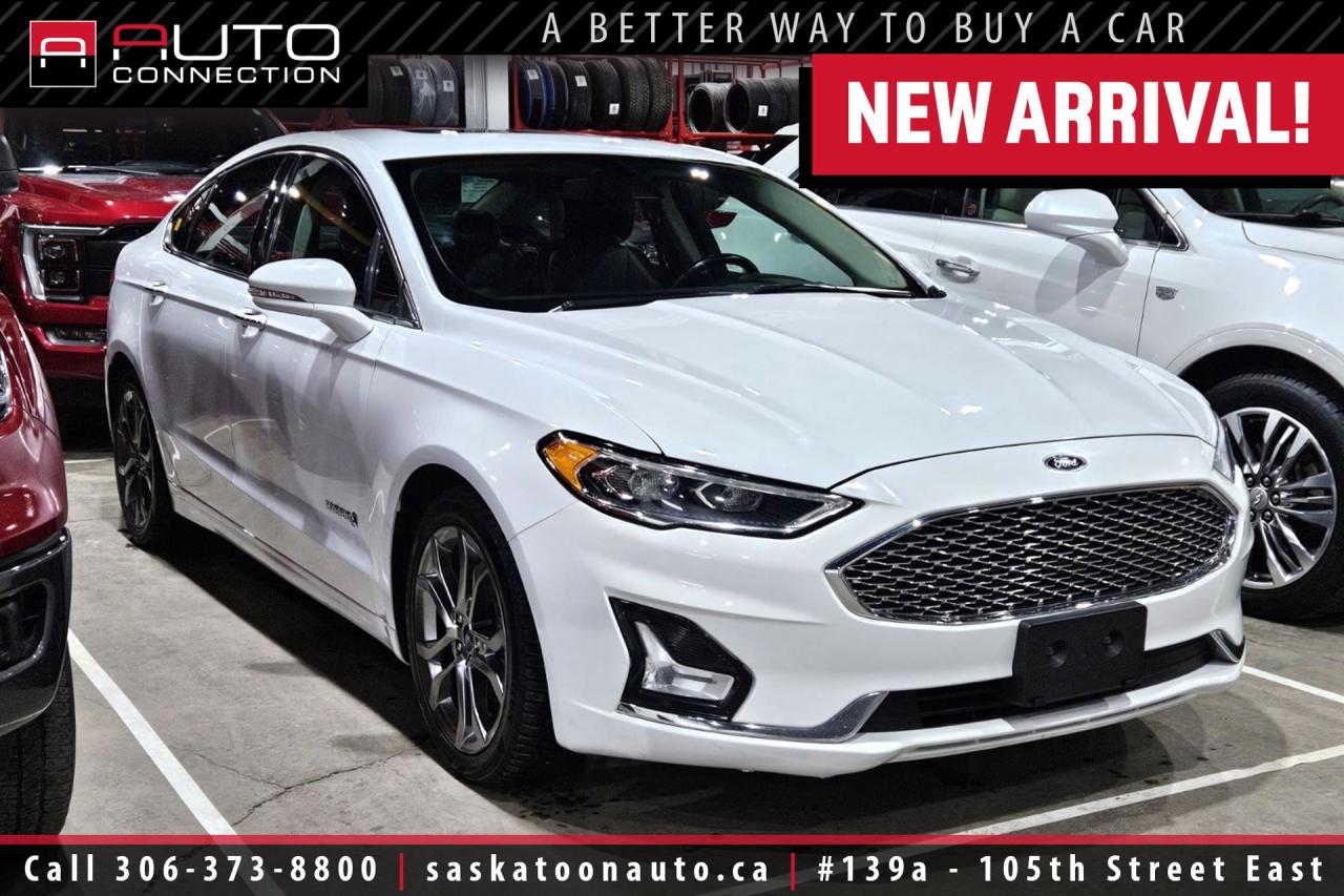 Used 2019 Ford Fusion Hybrid Titanium - ACCIDENT FREE - ADAPTIVE CRUISE - REMOTE START - LEATHER for sale in Saskatoon, SK