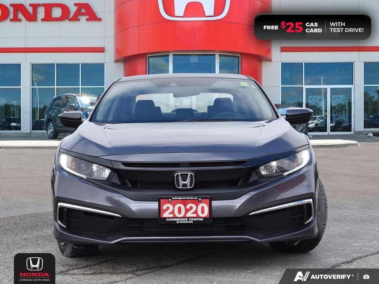 2020 Honda Civic LX HEATED SEATS | REARVIEW CAMERA | APPLE CARPLAY™/ANDROID AUTO™ Photo