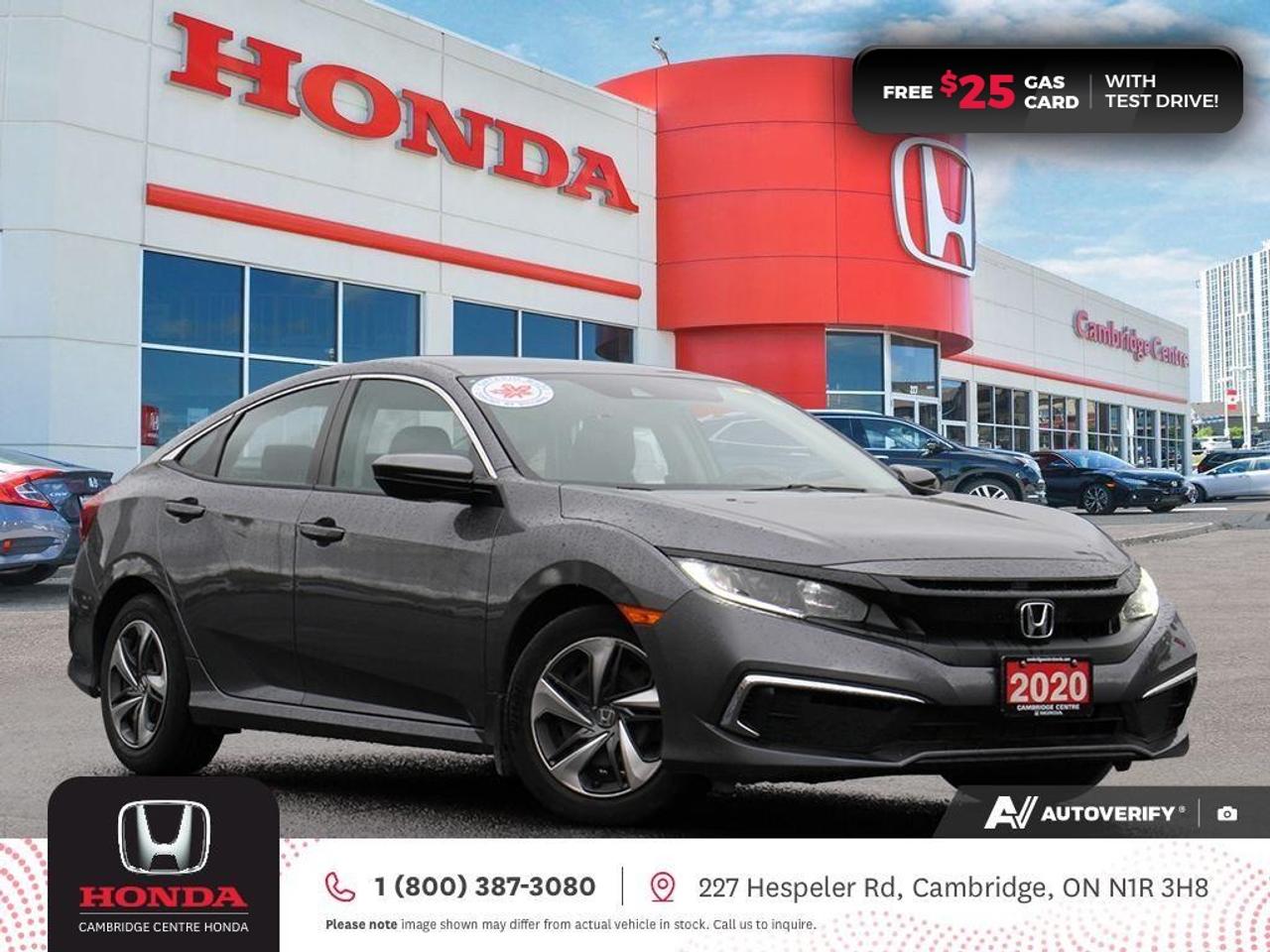 2020 Honda Civic LX HEATED SEATS | REARVIEW CAMERA | APPLE CARPLAY™/ANDROID AUTO™ Photo