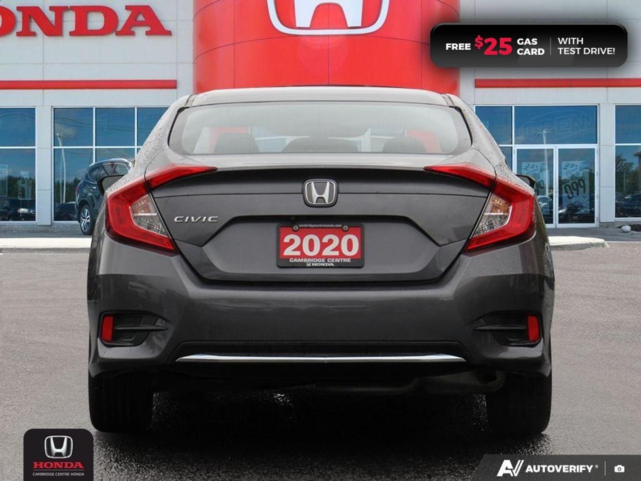 2020 Honda Civic LX HEATED SEATS | REARVIEW CAMERA | APPLE CARPLAY™/ANDROID AUTO™ Photo