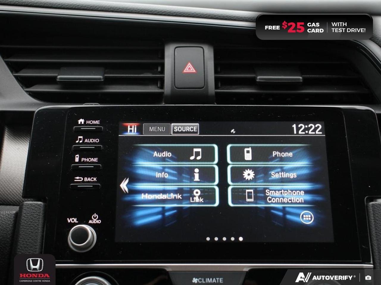 2020 Honda Civic LX HEATED SEATS | REARVIEW CAMERA | APPLE CARPLAY™/ANDROID AUTO™ Photo