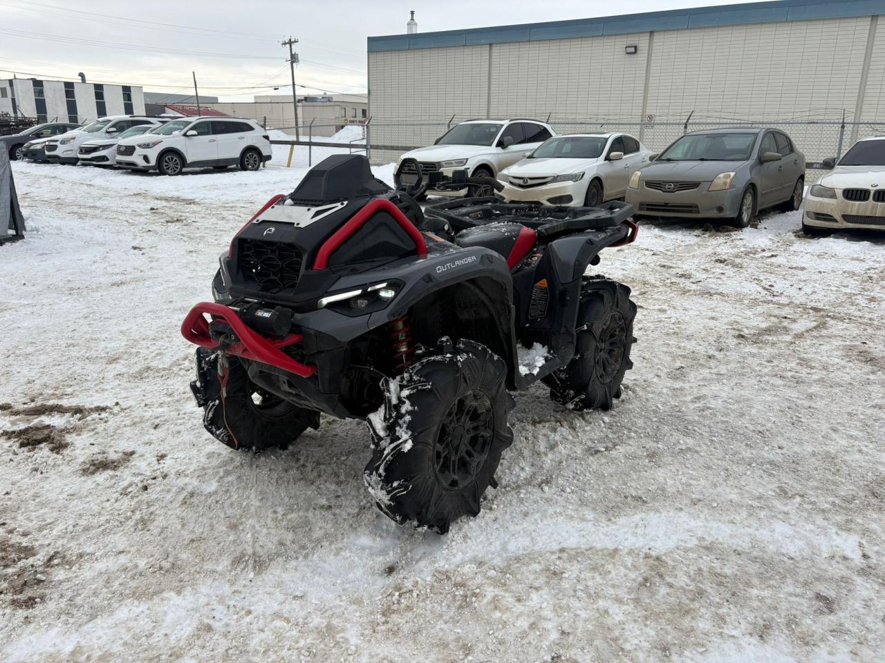 <p data-start=122 data-end=450>The 2025 Can-Am Outlander 1000 XMR is built for riders who want serious mud-ready capability, powerful performance, and confidence in the toughest terrain. Powered by a stout 976 cc Rotax&reg; V-Twin engine, it delivers smooth, responsive power and strong torque to conquer deep mud, ruts, and challenging trails with authority.</p><p data-start=122 data-end=450>&nbsp;</p><p data-start=452 data-end=849>Purpose-built for aggressive off-road conditions, the Outlander 1000 XMR features a snorkeled intake and raised cooling system for improved protection in water and mud, along with Tri-Mode Dynamic Power Steering (DPS) for smooth, controlled handling when the terrain gets rough. Its selectable 2WD/4WD with Visco-Lok&trade; auto-locking front differential gives you added traction when you need it most.</p><p data-start=452 data-end=849>&nbsp;</p><p data-start=851 data-end=1189>Equipped with aggressive mud tires on rugged wheels, heavy-duty suspension with arched A-arms, bumpers, handguards, and a full digital display, this XMR blends practical utility with modern convenience. Comfortable seating, thoughtful ergonomics, and durable construction make long days on the trail or job site easier and more enjoyable.</p><p data-start=851 data-end=1189>&nbsp;</p><p data-start=1191 data-end=1386>Whether you&rsquo;re powering through mud pits, hauling gear, or exploring rough back-country terrain, the 2025 Can-Am Outlander 1000 XMR delivers capability, comfort, and confidence in every ride.</p><p data-start=1191 data-end=1386>&nbsp;</p><p data-start=1388 data-end=1473>Contact us today to learn more about financing, trade-ins, or delivery across Canada!</p>