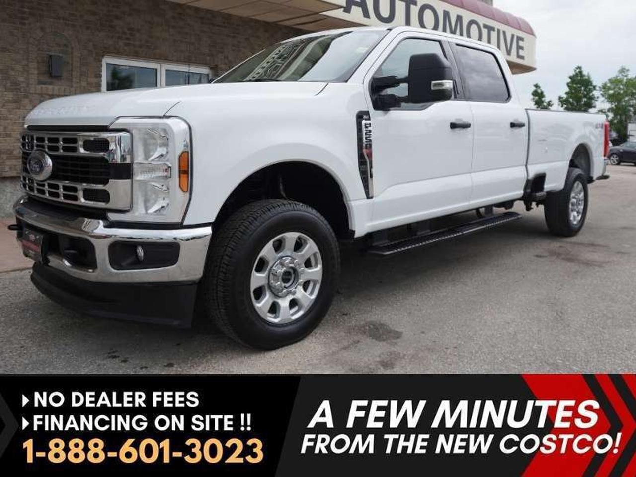 *** Dealer arranged financing on site! Quick, Simple,  no calls or waiting on bank appointments required!! Drive away today ***   NO ADMINISTRATION FEES!!The Ford F-250 XLT 4WD Crew Cab with the 8-foot box is a WELL-EQUIPPED HEAVY-DUTY TRUCK designed for towing, hauling, and day-to-day work use. The Crew Cab provides the space you need, while the long 8 box delivers the cargo length that contractors and fleet buyers actually want. This truck has seen some work, but it has been well maintained and remains clean overall. It drives solid, feels tight, and is ready to go straight back to work. If you are looking for a dependable Super Duty pickup that is set up right, this one delivers.

Key Features & Highlights
- 4WD for confident traction in all conditions
- Crew Cab configuration
- 8-foot box for maximum work and hauling capability
- Heavy-duty Super Duty frame and suspension
- Automatic transmission
- Trailer brake controller
- Integrated towing features
- Backup camera
- Power Seats with Large Folding Center Console
- SYNC Touchscreen Infotainment System
- Apple CarPlay & Android Auto
- Bluetooth Connectivity
- Premium Audio System
- Power windows, locks, and mirrors
- Air conditioning
- Cruise control
- Steering wheel-mounted controls
- Large HD mirrors for improved visibility
- Remote Keyless Entry & Factory Remote Start
- Factory Trailer Brake Controller
- Chrome Appearance Package (chrome grille, bumpers & accents)
- Fog Lights & Tow Hooks
- Easy Step Rear Bumper
- Factory Side Box Steps
- Premium Aluminum Alloy Wheel

HARD-TO-FIND CREW CAB WITH 8 BOX. READY TO WORK. This F-250 stands out for its strong overall condition and proper setup. It shows normal signs of use for a work truck, but nothing excessive, and it has clearly been looked after. No nonsense, no shortcuts, just a solid heavy-duty pickup that is ready to earn. If you need a dependable Super Duty for towing, hauling, or daily job-site use, this truck checks the right boxes. Trucks in this configuration do not stay available for long.Comes with a Manitoba Safety Certification, and we have many Extended Powertrain warranties available on your vehicle purchase up to 10-year coverage (on eligible vehicles see dealer for details). Financing on site with Zero down financing OAC. Trades accepted. View at Winnipeg West Automotive Group, 5195 Portage Ave. (only a couple of minutes past the new Costco) Dealer permit # 6007.  This Car is located in Winnipeg Manitoba,  however we can have it shipped anywhere in North America relatively inexpensively.