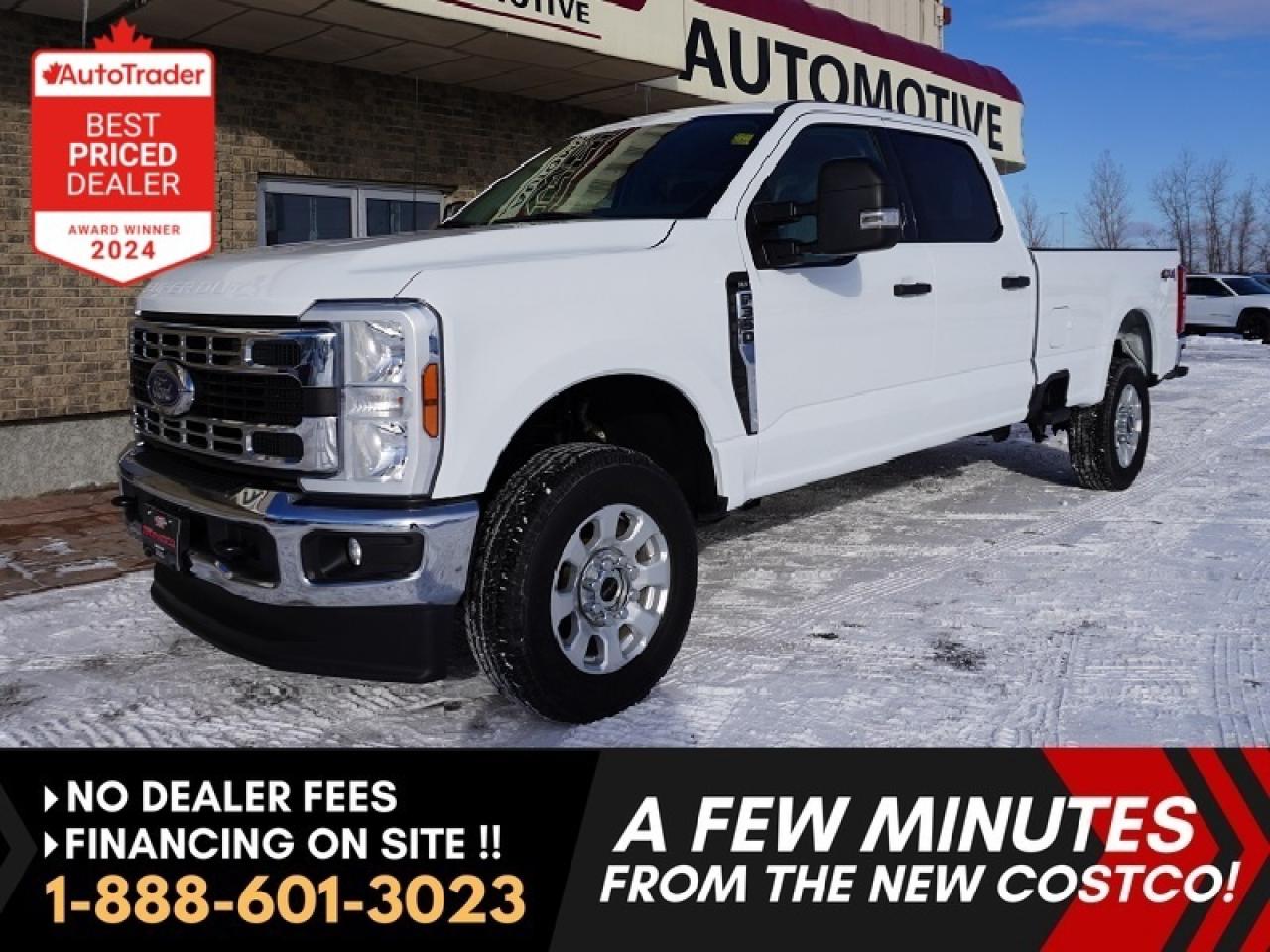 *** Dealer arranged financing on site! Quick, Simple,  no calls or waiting on bank appointments required!! Drive away today ***   NO ADMINISTRATION FEES!!Exceptionally Clean | Work-Ready | Hard to Find 8-Foot Box | 5 Rider comfort power seat

This 2022 Ford F-350 FX4 Super Duty is the definition of a premium heavy-duty work truck  powerful, clean, and ready to tackle anything you throw at it. This truck has been well cared for and it shows inside and out!

Powered by the proven 6.2L Triton V8 delivering 385 HP and 430 lb-ft of torque, paired with Fords smooth 10-speed automatic transmission, this F-350 is engineered for serious towing, hauling, and job site performance. Equipped with 4x4, a locking rear differential, you will have the capability and confidence to conquer any terrain.


Key Features & Highlights
- Automatic transmission
- Crew Cab configuration
- Heavy-duty frame and suspension
- Touchscreen infotainment system
- Apple CarPlay & Android Auto
- Bluetooth connectivity
- Backup camera
- Power windows, locks, and mirrors
- Steering wheel-mounted controls
- Trailer brake controller
- Integrated towing features
- Advanced traction and stability control
- Large HD mirrors for improved towing visibility


VERY CLEAN. WELL MAINTAINED. HARD-TO-FIND CREW CAB WITH 8 BOX and THIS MUCH POWER!!! If you need a dependable heavy-duty pickup for towing, hauling, or daily use, this F-350 checks all the right boxes. Trucks in this configuration do not stay available for long. This particular F-350 stands out for its condition and care. The body is sharp, the interior is clean and well kept, and it drives and shows exactly like a new Super Duty should.  Comes with a Manitoba Safety Certification, and we have many Extended Powertrain warrantys available on your vehicle purchase up to 10-year coverage (on eligible vehicles see dealer for details). Financing on site with Zero down financing OAC. Trades accepted. View at Winnipeg West Automotive Group, 5195 Portage Ave. (only a couple of minutes past the new Costco) Dealer permit # 6007, Call now 1(888) 601-3023. This Car is located in Winnipeg Manitoba,  however we can have it shipped anywhere in North America relatively inexpensively.
