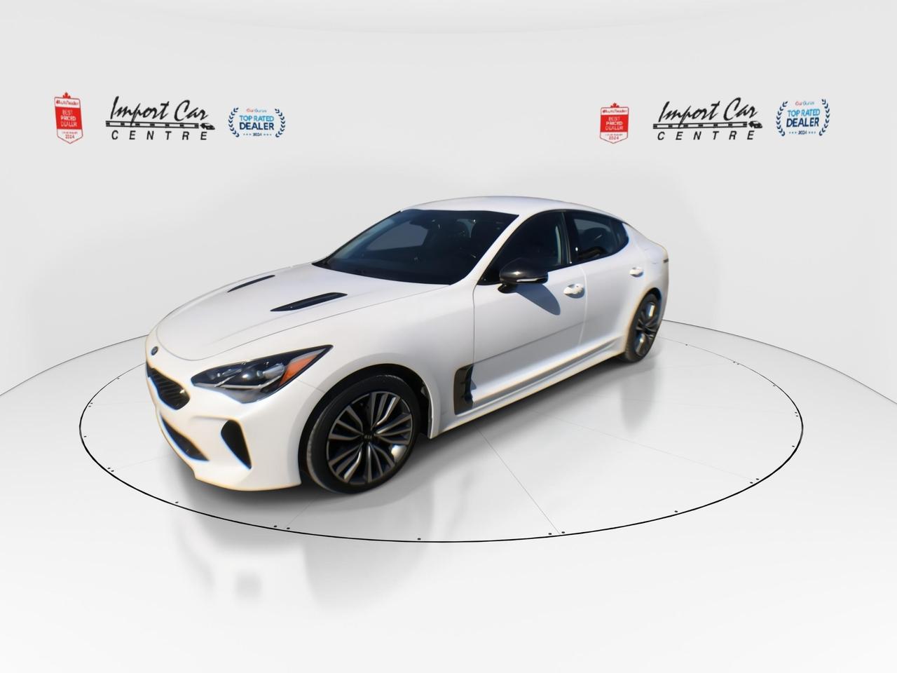 2019 Kia Stinger GT-Line AWD, 225HP, LEATHER, HTD. SEATS & STEER. W Photo3