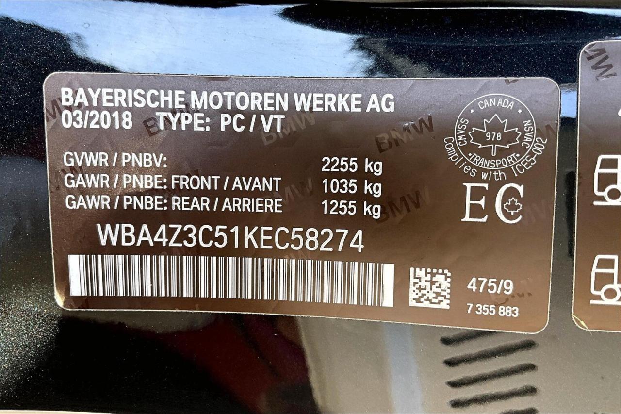 2019 BMW 4 Series 430i Cabriolet | Premium Enhanced Pkg | AWD Photo