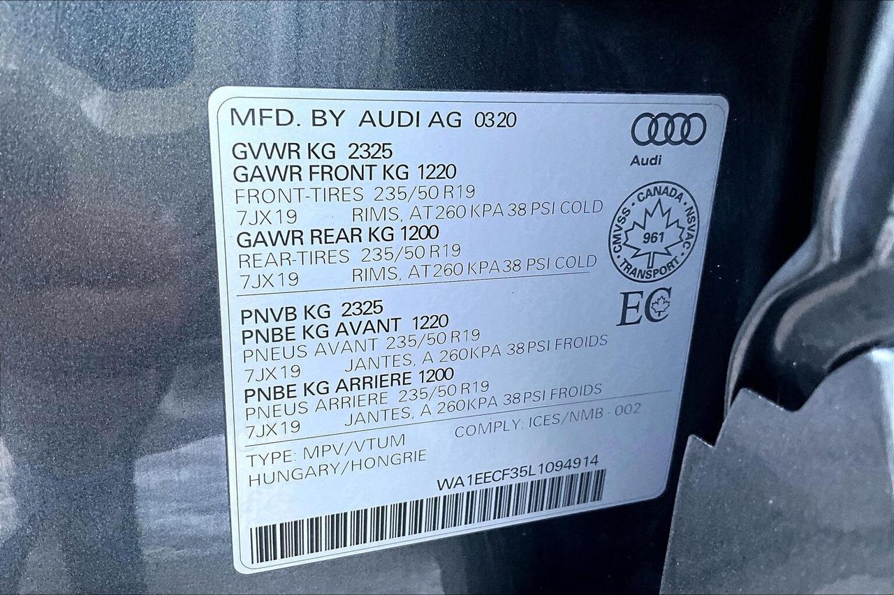 2020 Audi Q3 Progressiv S Line Sport | Panoroof | AWD Photo