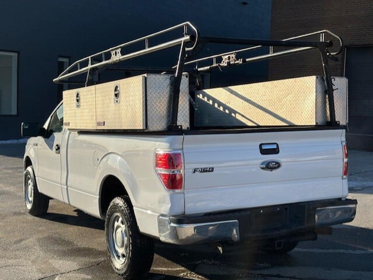 2014 Ford F-150 V8 REGULAR CAB-LONG BOX-LADDER RACKS-STORAGE BOXES Photo