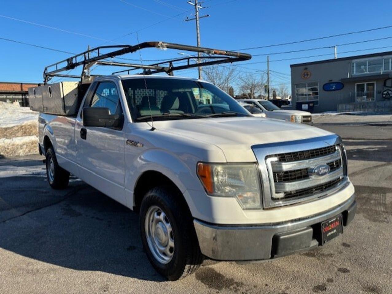2014 Ford F-150 V8 REGULAR CAB-LONG BOX-LADDER RACKS-STORAGE BOXES Photo