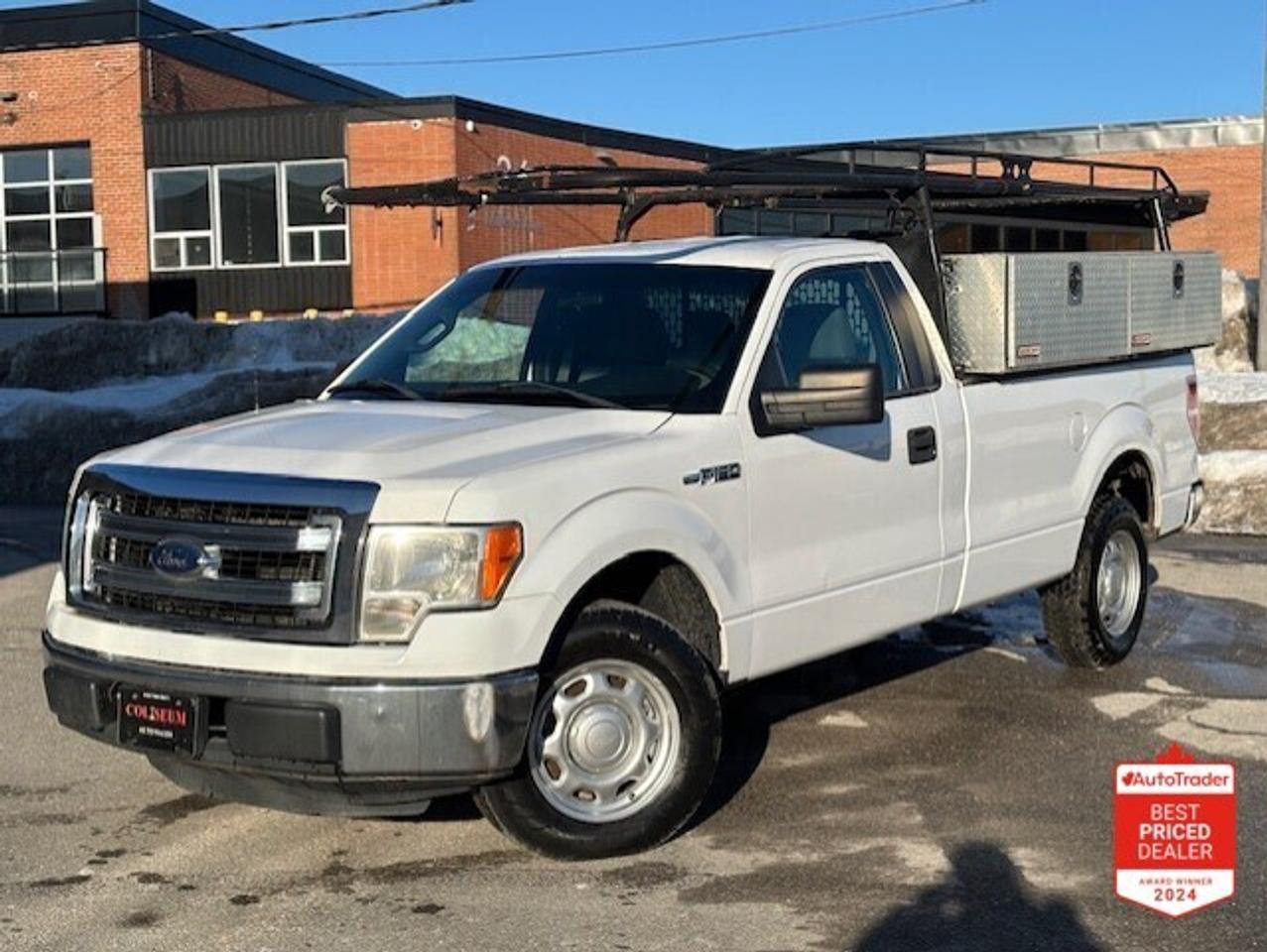 2014 Ford F-150 V8 REGULAR CAB-LONG BOX-LADDER RACKS-STORAGE BOXES Photo